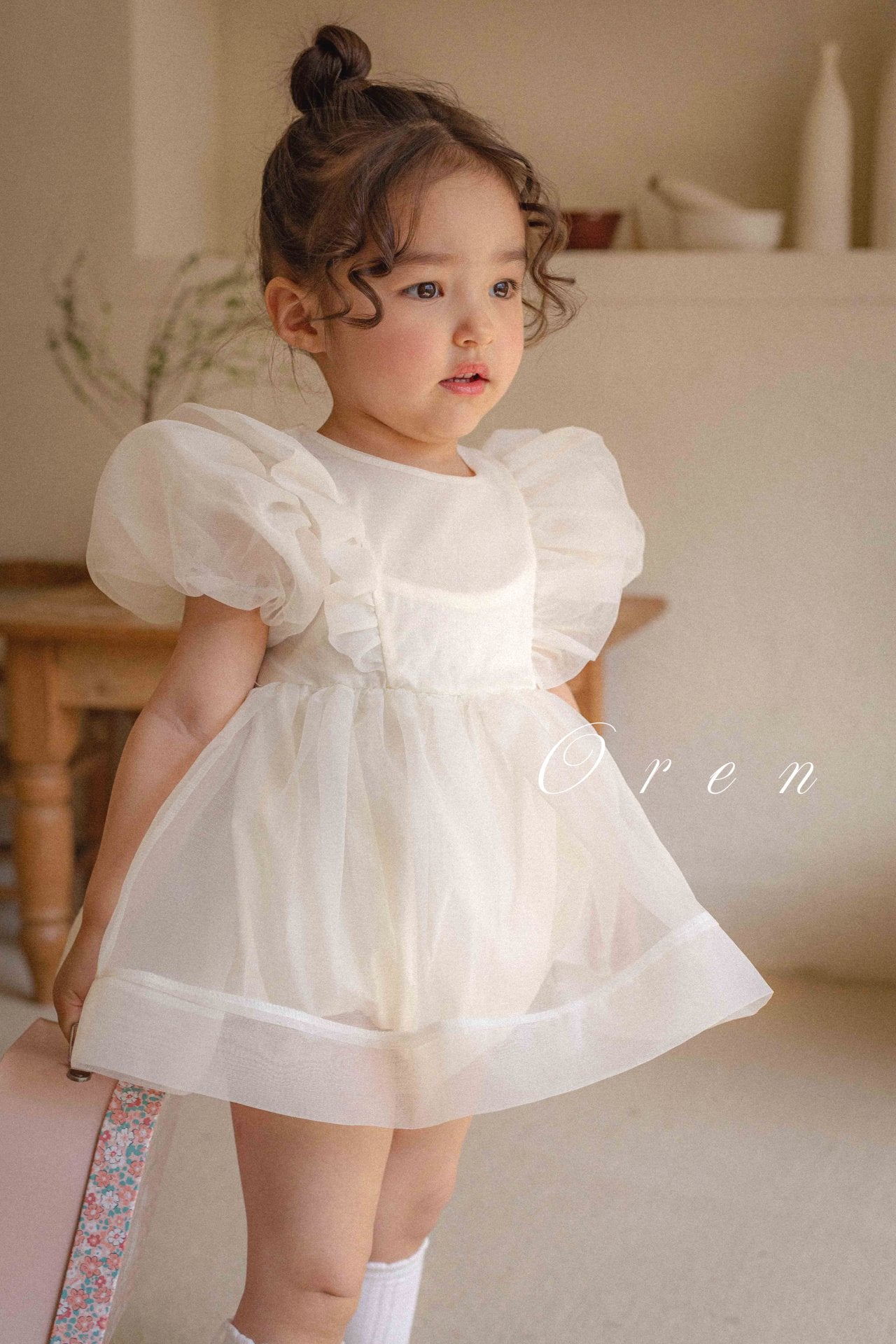 現貨▷ 韓國童裝 25夏 | OR252018 INES BABY SUIT - PINK (~90CM, 13KG) 百日/一歲之選