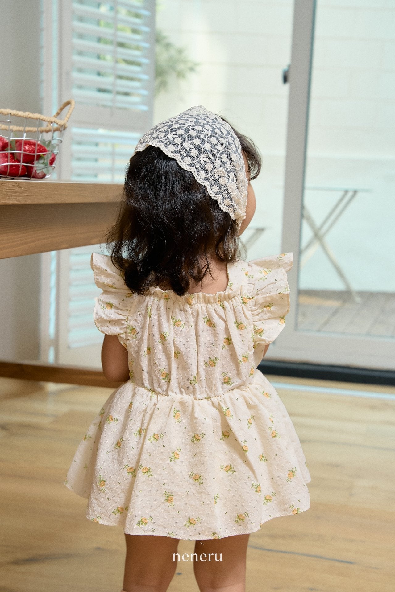 韓國童裝 25夏 | NU25202 Floral Baby Suit