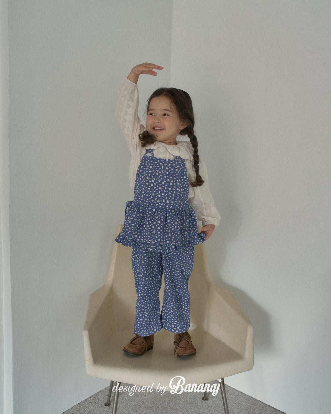 韓國童裝 25秋 | BJ25352 Kids Garden Overall