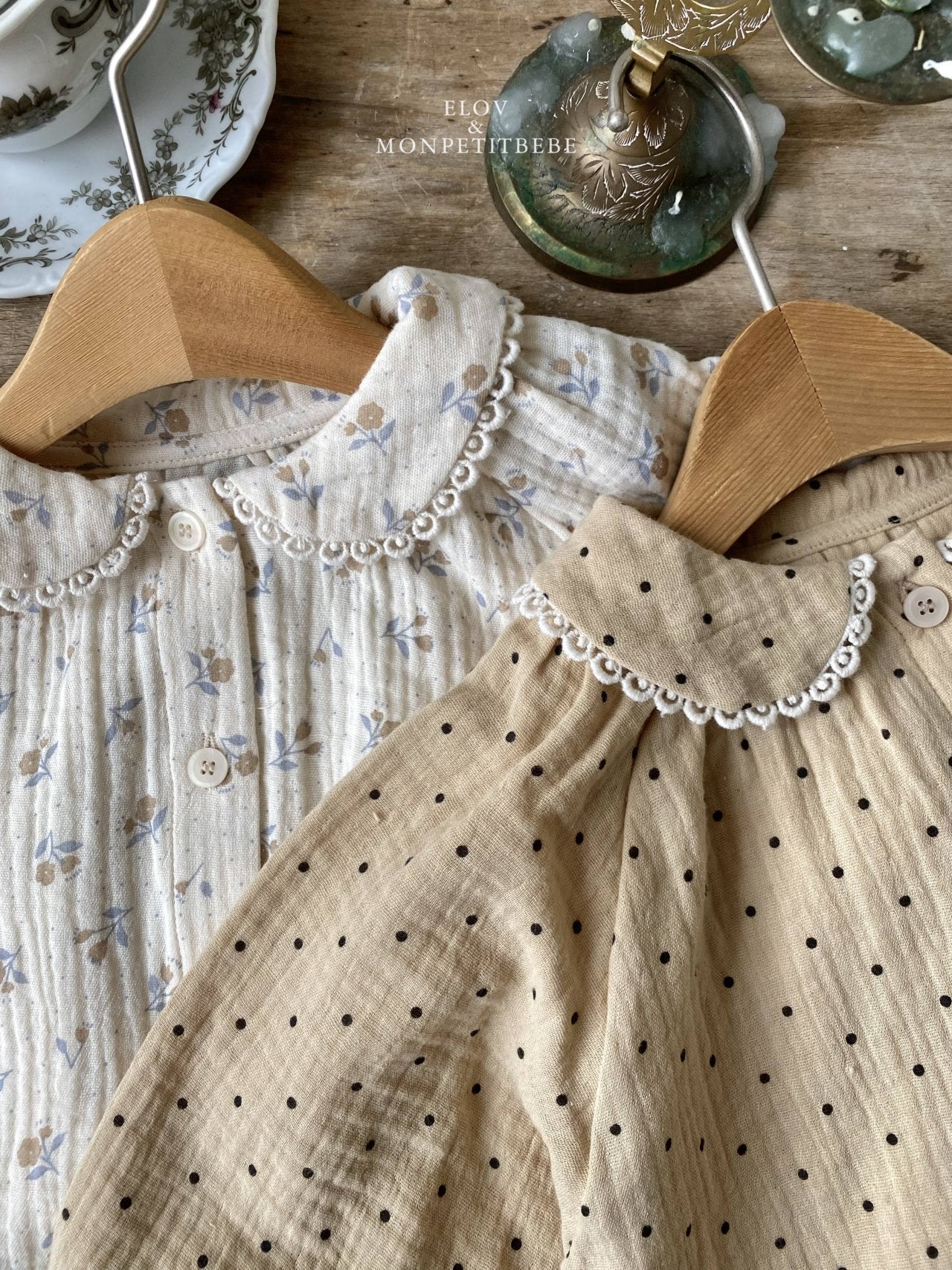 韓國童裝 25秋 | MP25309 Floral Top and Bottom Set (Baby)
