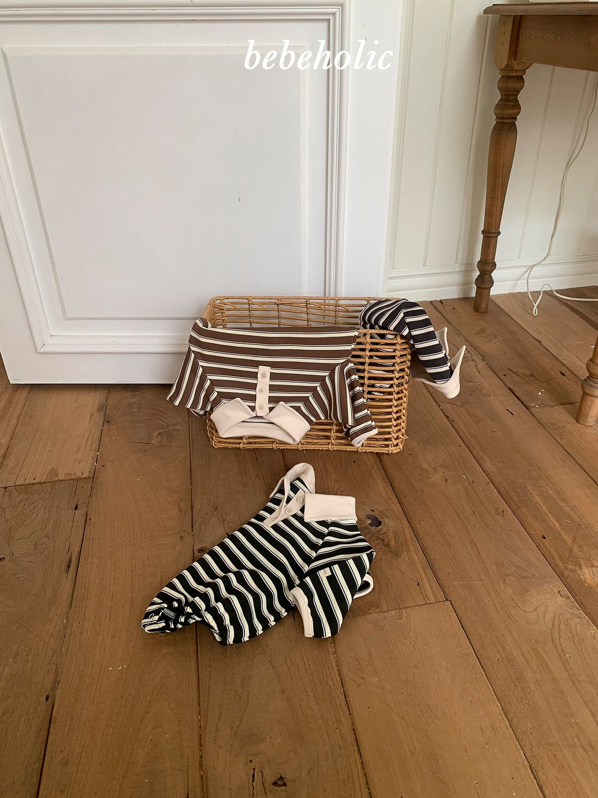 韓國童裝 26秋團購| BH57 Stripe Suit 連身衣