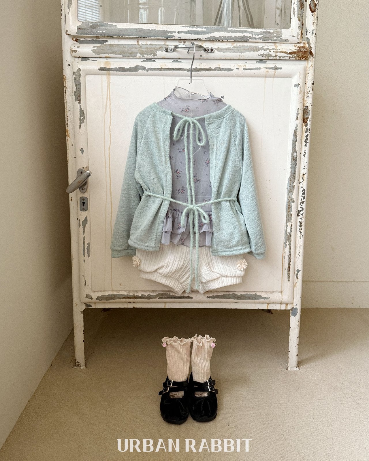 韓國童裝 25秋 | UR25310 flower cancan blouse