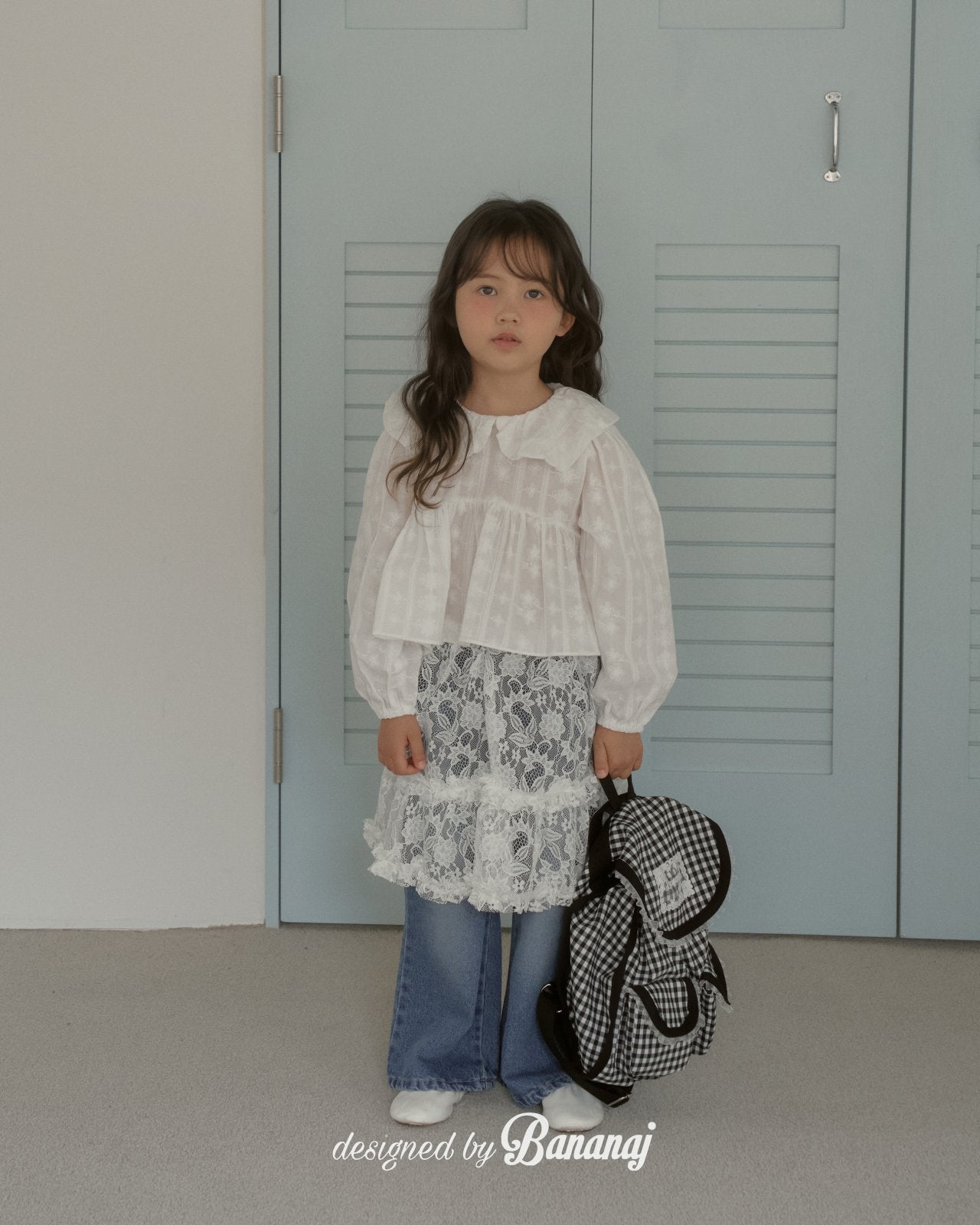 韓國童裝 25秋 | BJ25326 Kids Denim Pants