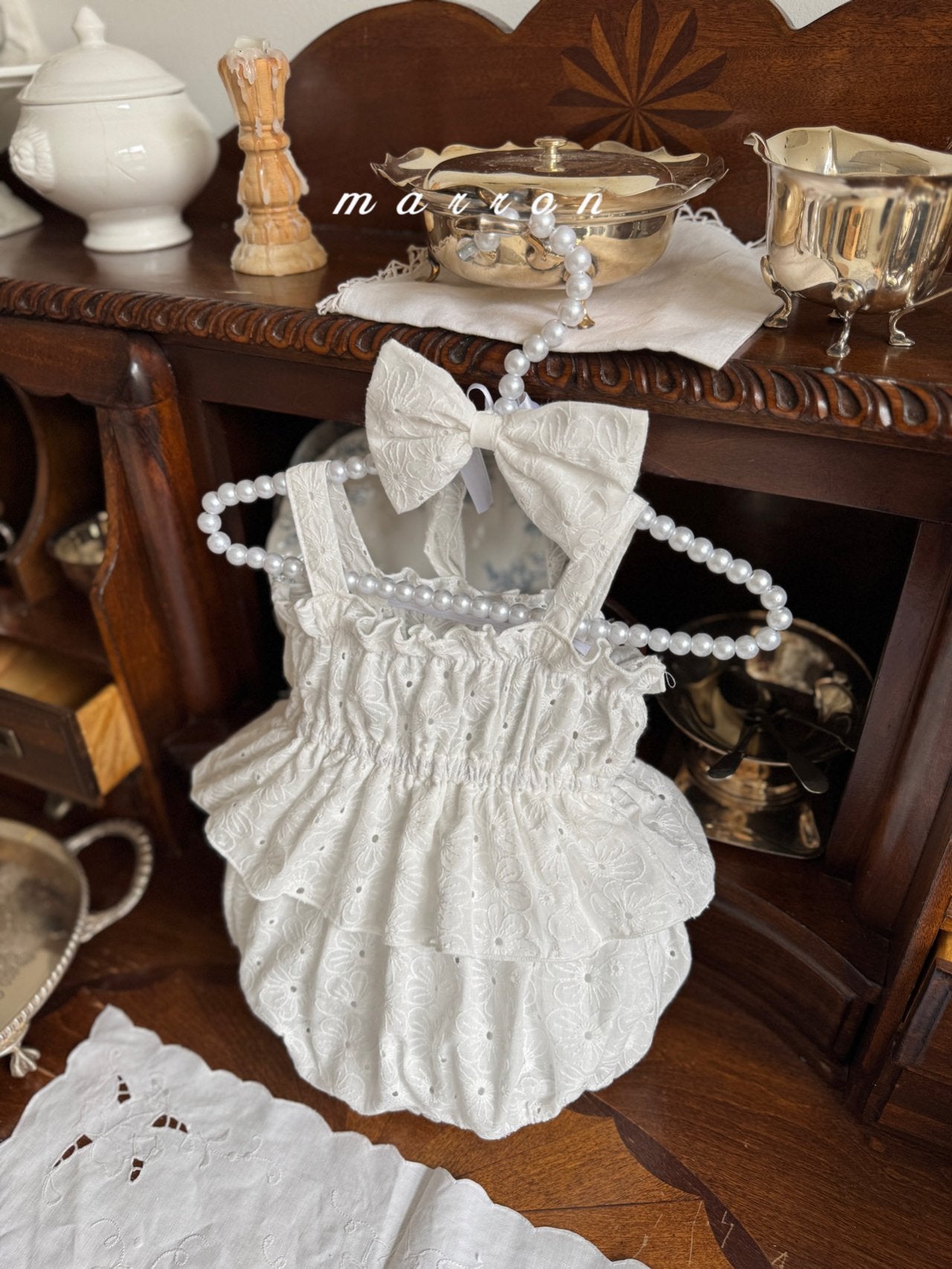 現貨▷ 韓國童裝 25夏 | MA25224 Summer Baby Suit Set (with hairband) (85cm)