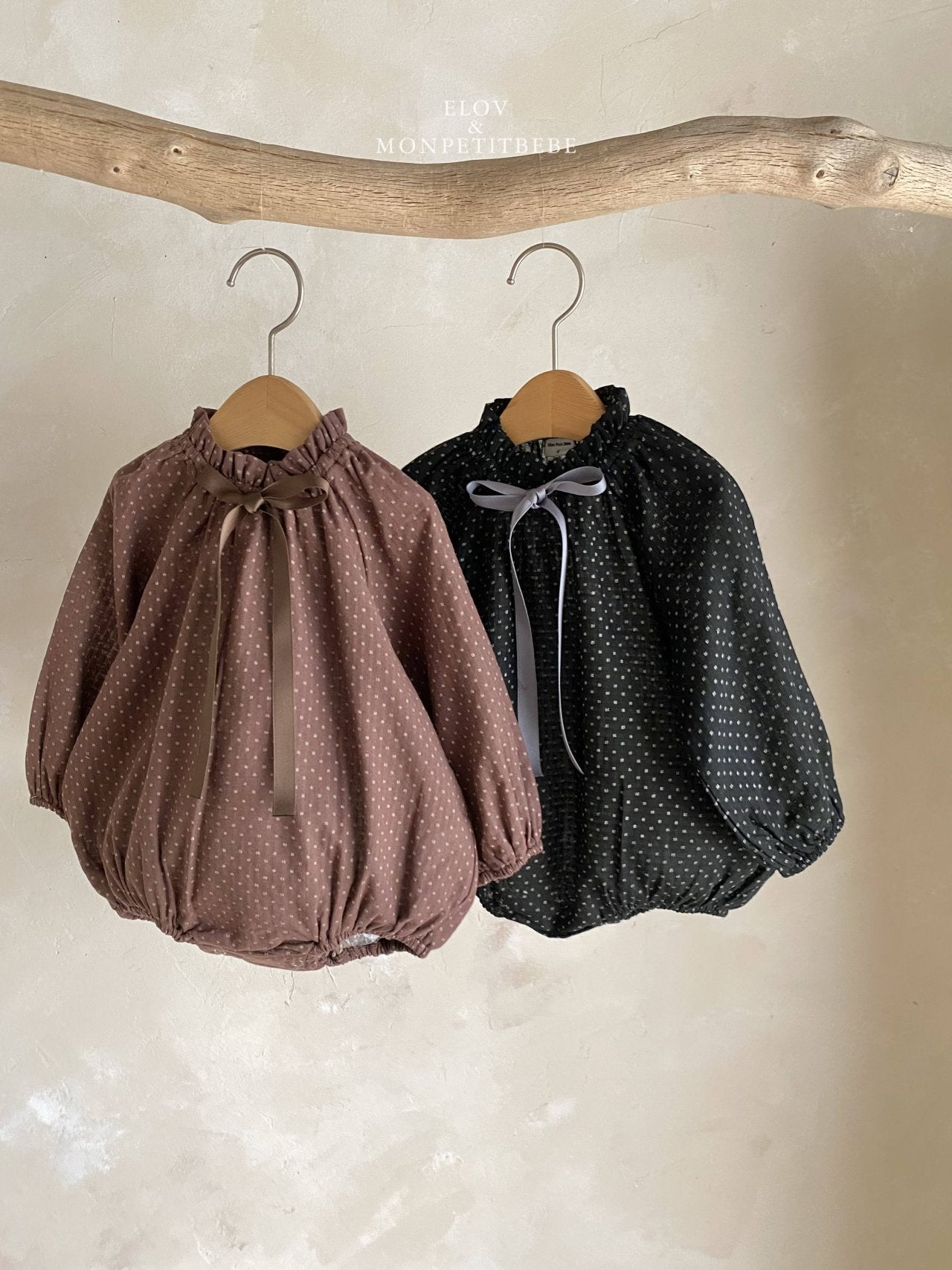韓國童裝 25秋 | MP25308 Monpet Ribbon Baby Suit