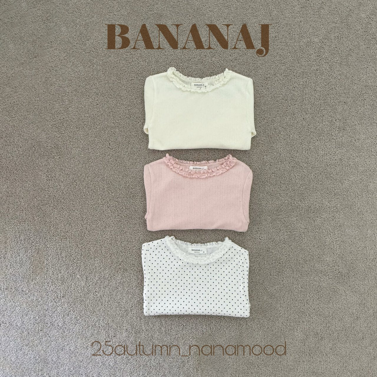 韓國童裝 25秋 | BJ25337 Kids Lucky Tee