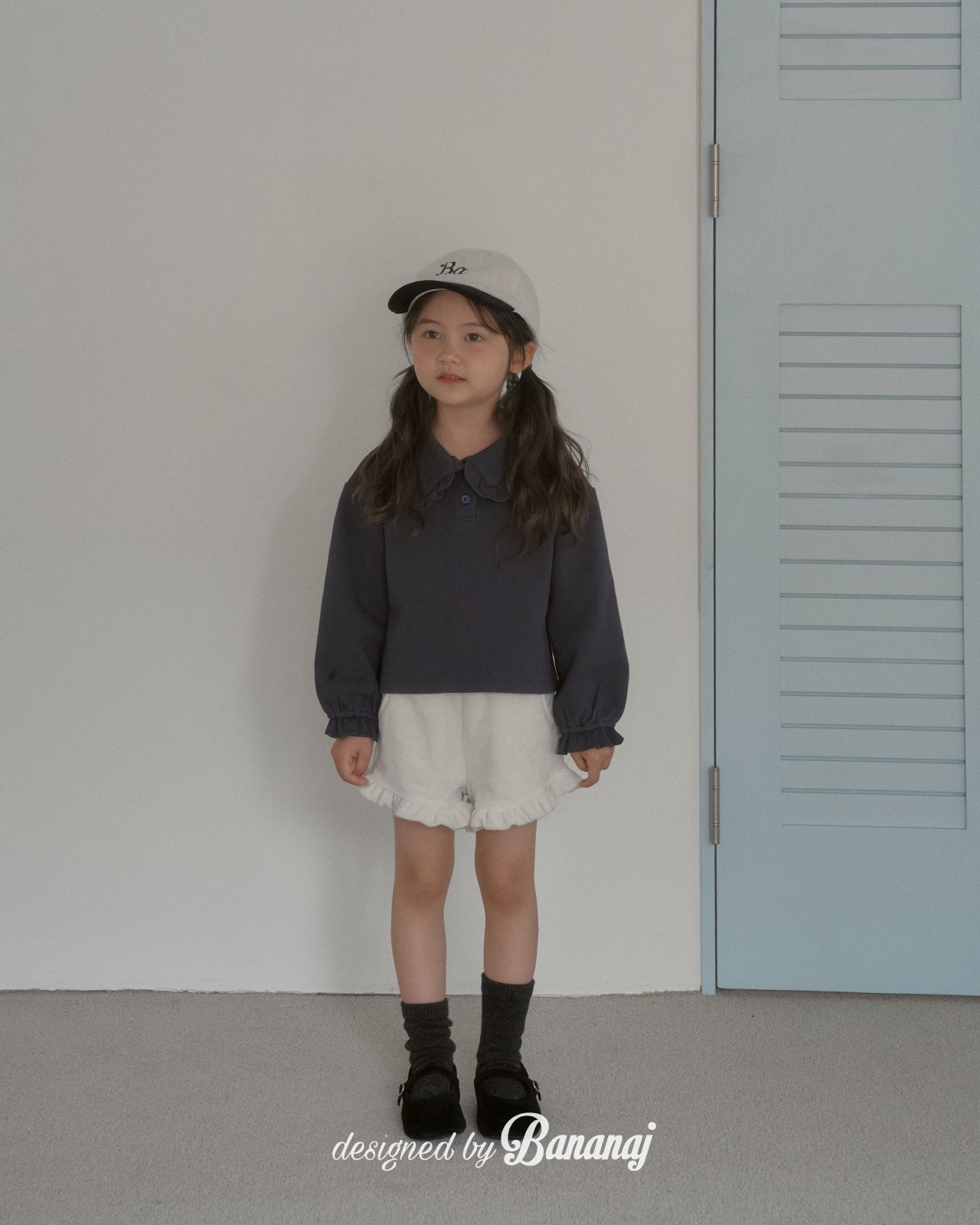 韓國童裝 25秋 | BJ25333 Kids Frill Pants