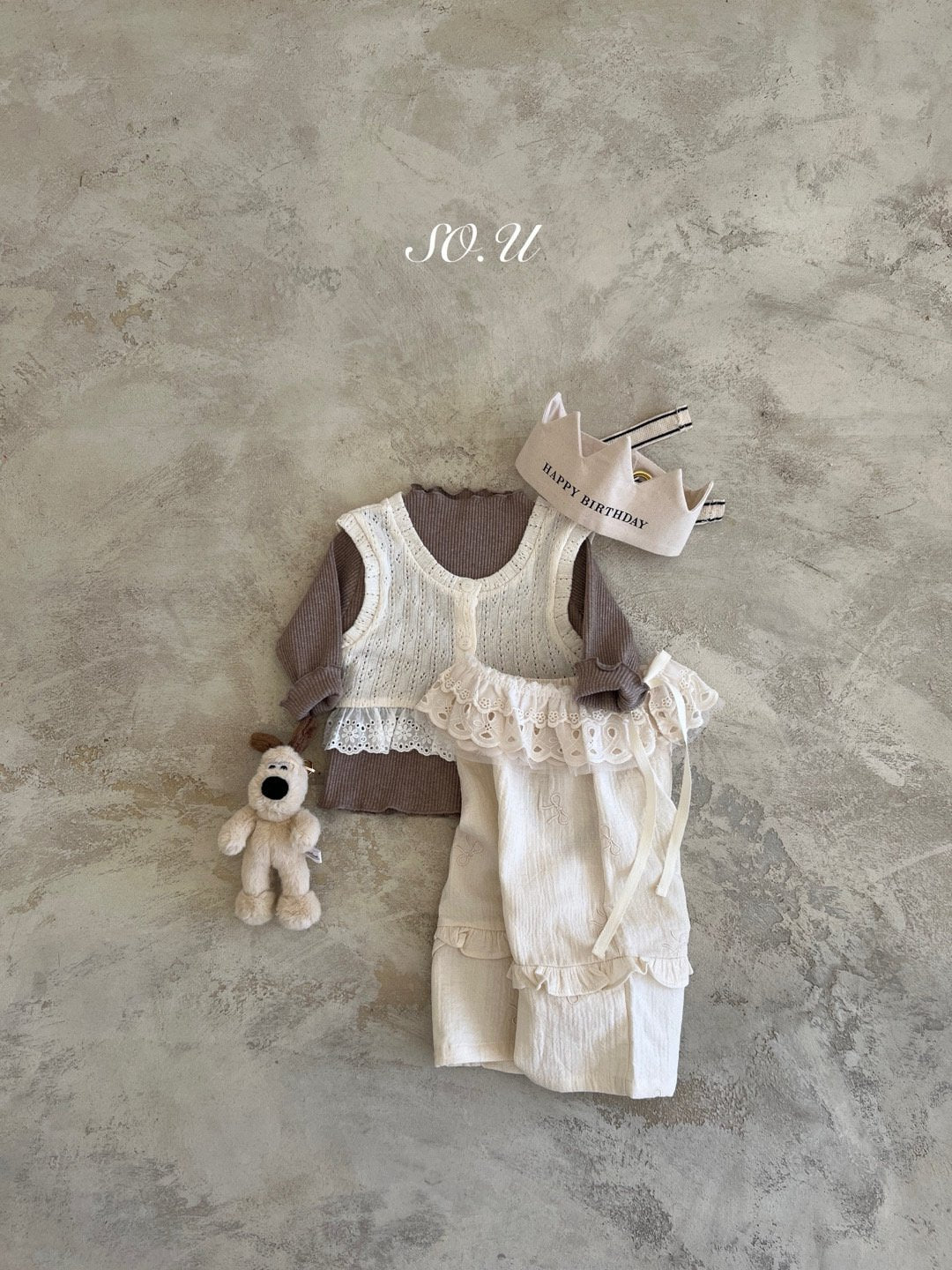 韓國童裝 25秋 | SO25306 SOU Vest