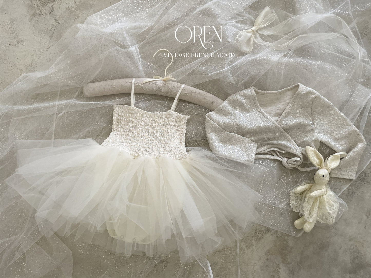 現貨▷ 韓國童裝 25春 | OR25106 BALLET SUIT WITH CARDIGAN SET