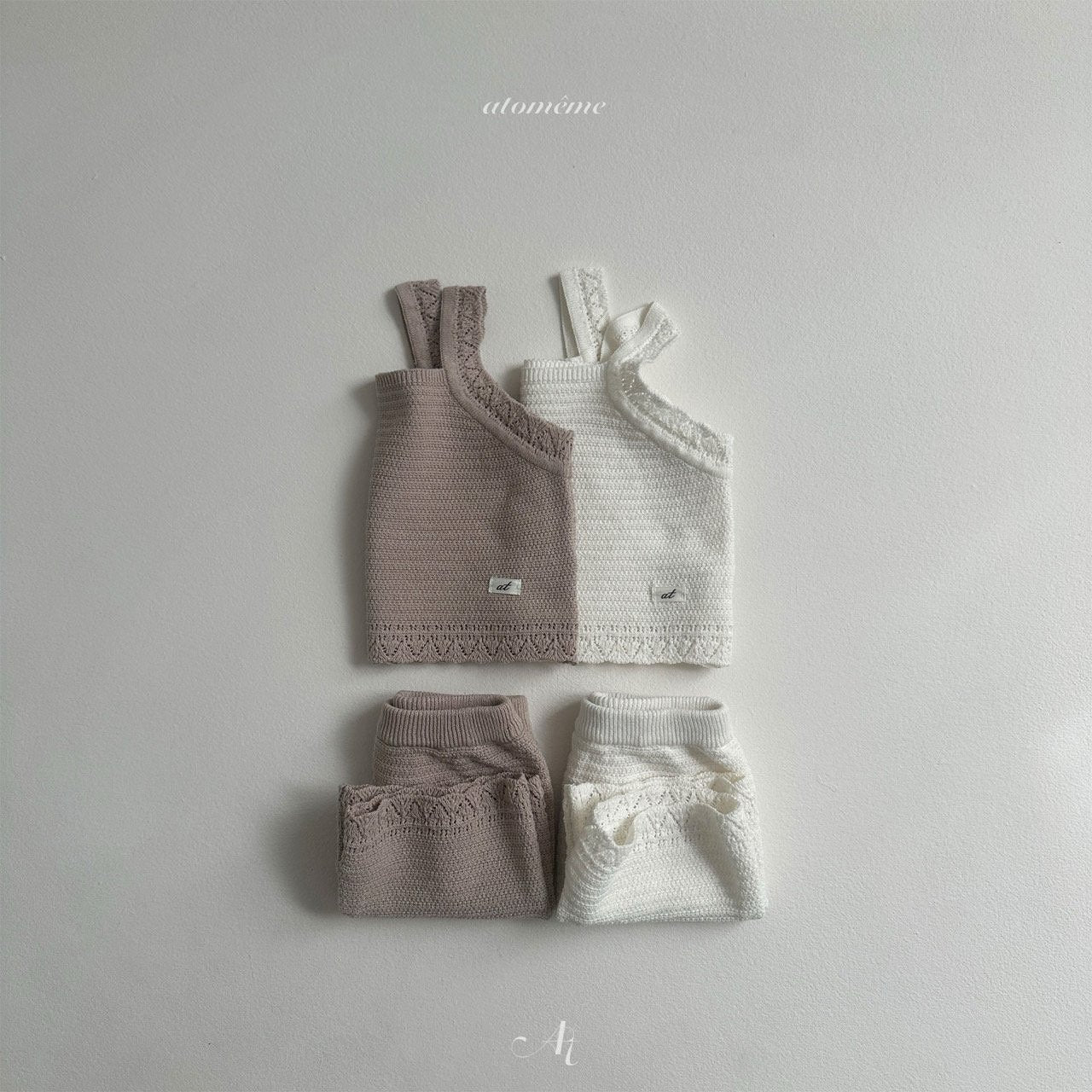 韓國童裝 25夏 | AT25232 knit setup (baby and kids)