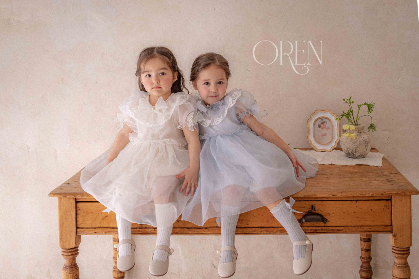 韓國童裝 25夏 | OR25219 RIBBON SOCKS (BABY & KIDS)
