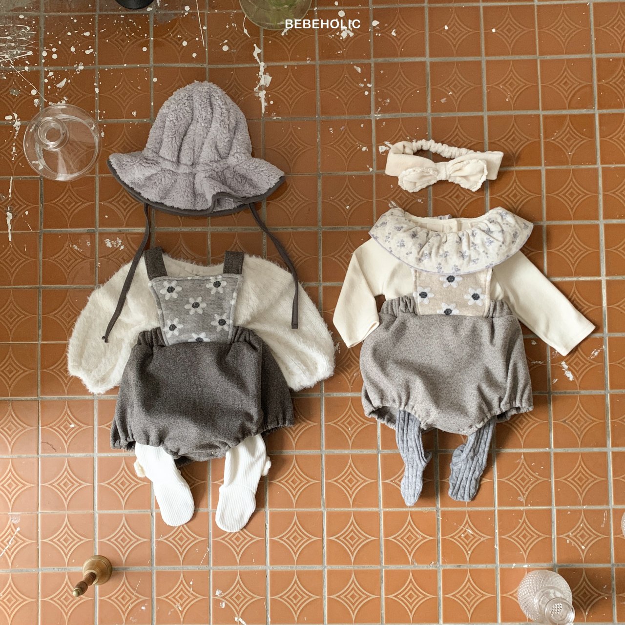 現貨▷ 韓國童裝 24秋冬 | BEBEHOLICS DAISY SUIT