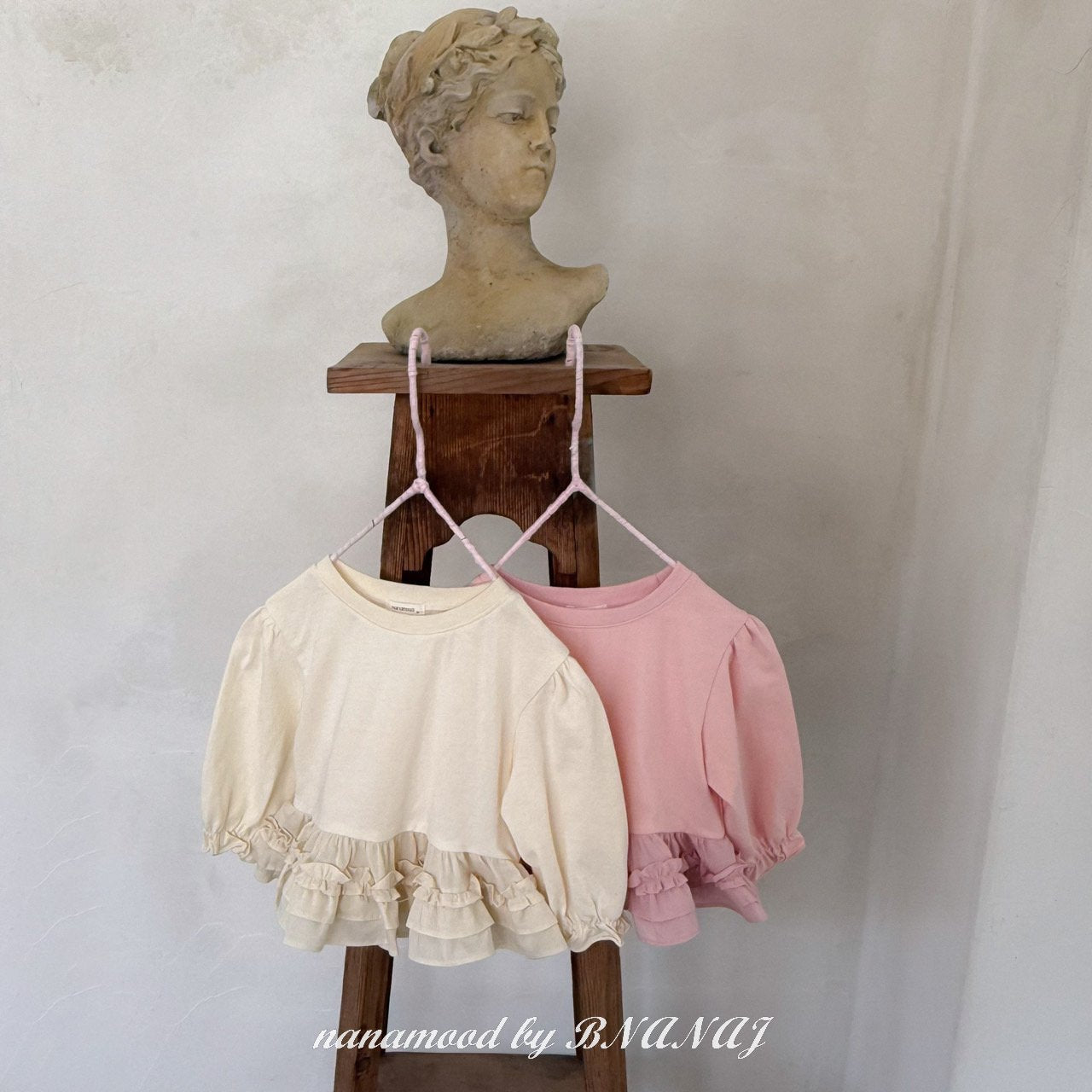 韓國童裝 25秋 | BJ25315 Baby Frill Tee