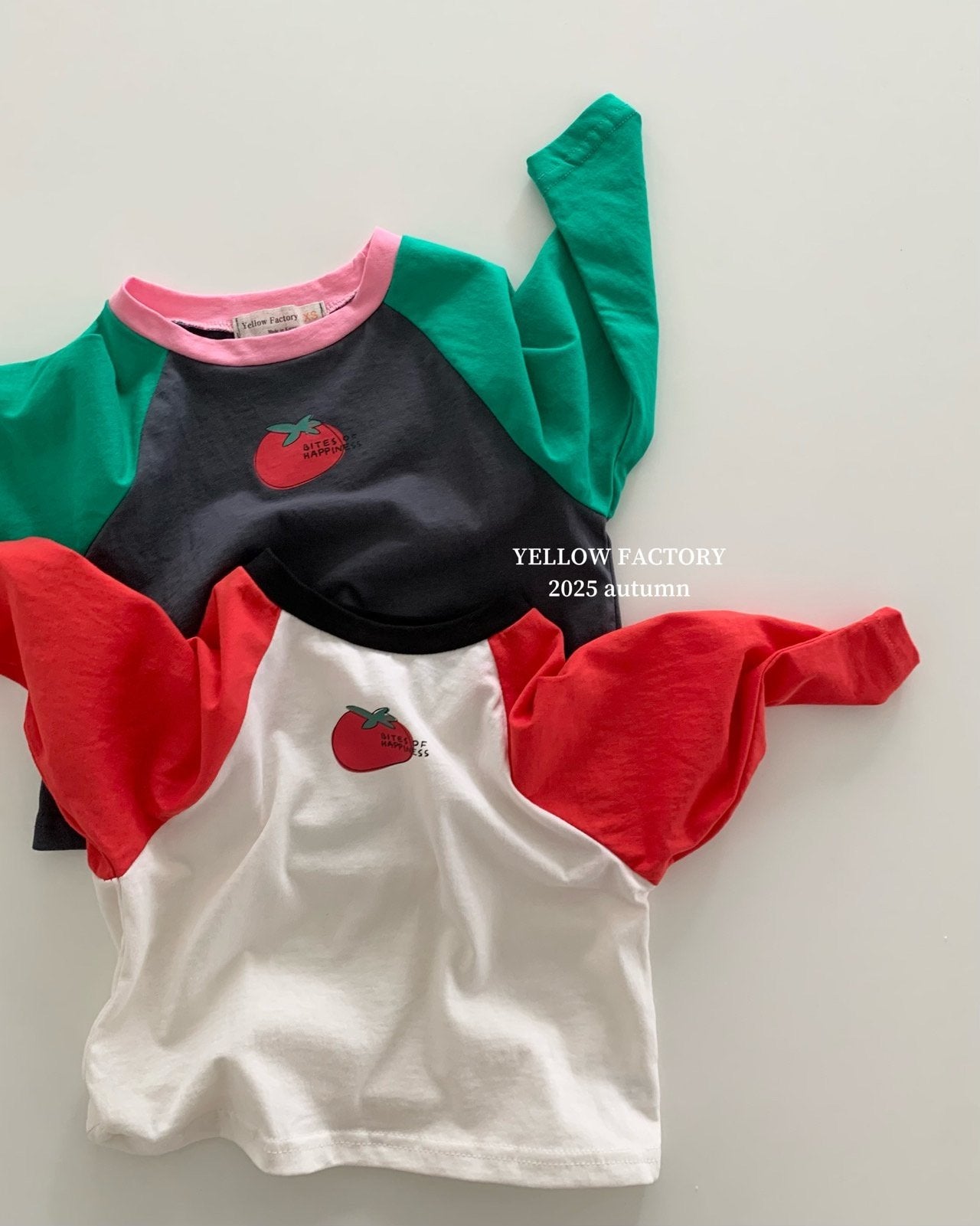 韓國童裝 25秋 | YF25308 Tomato (Raglan T-shirt)
