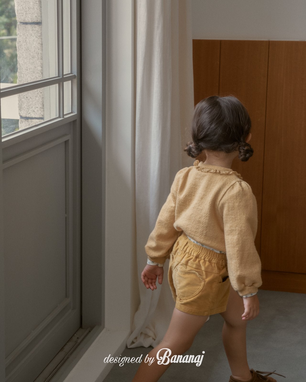 韓國童裝 25秋 | BJ25328 Kids Heart Pompom Pants