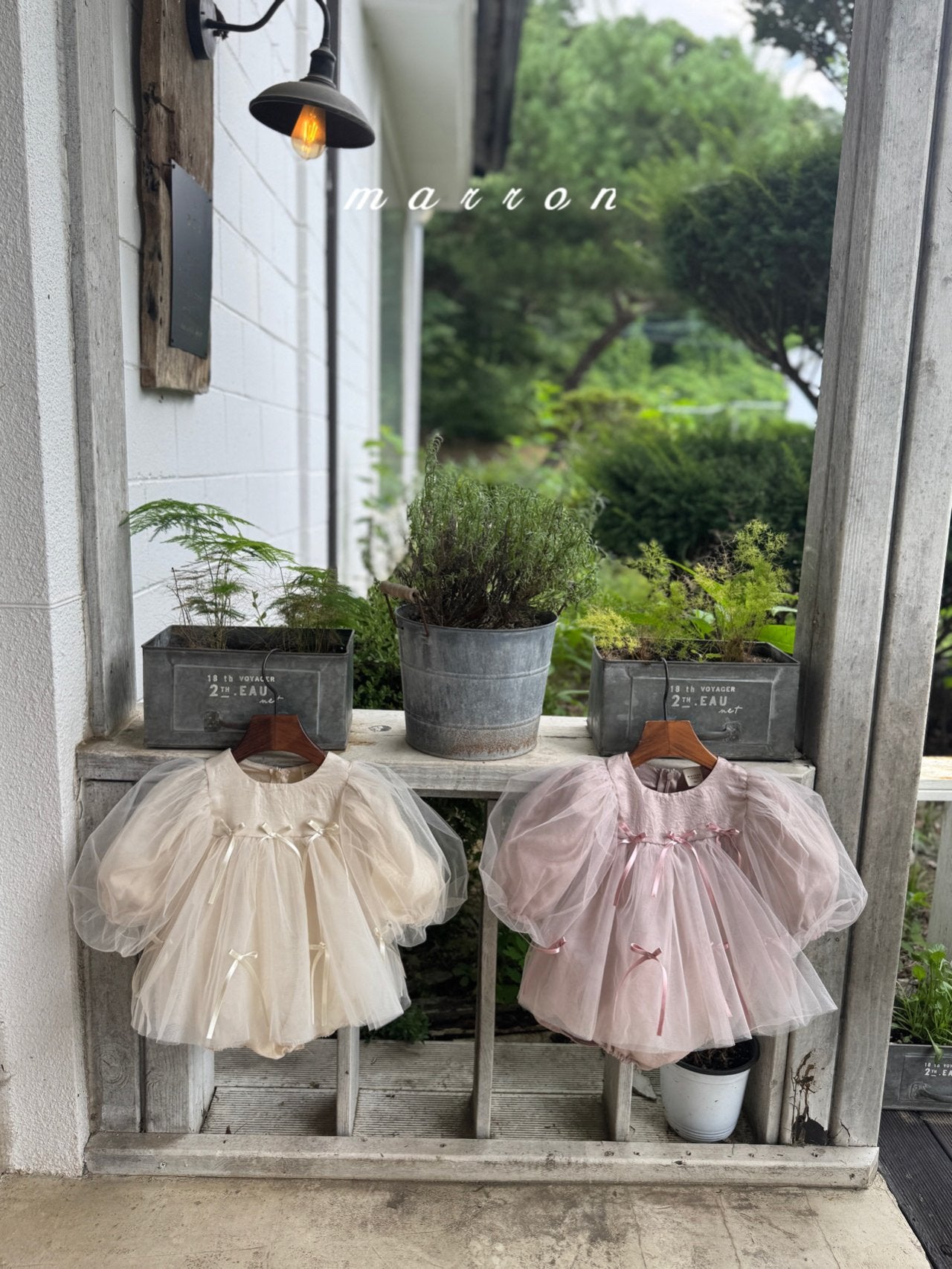 韓國童裝 25秋 | MA25320 Ribbon BABY Suit