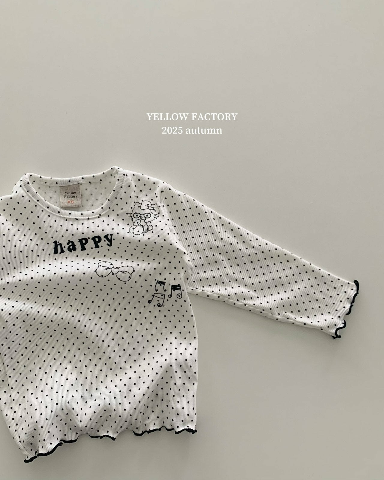 韓國童裝 25秋 | YF25320 Dot Dot Tee