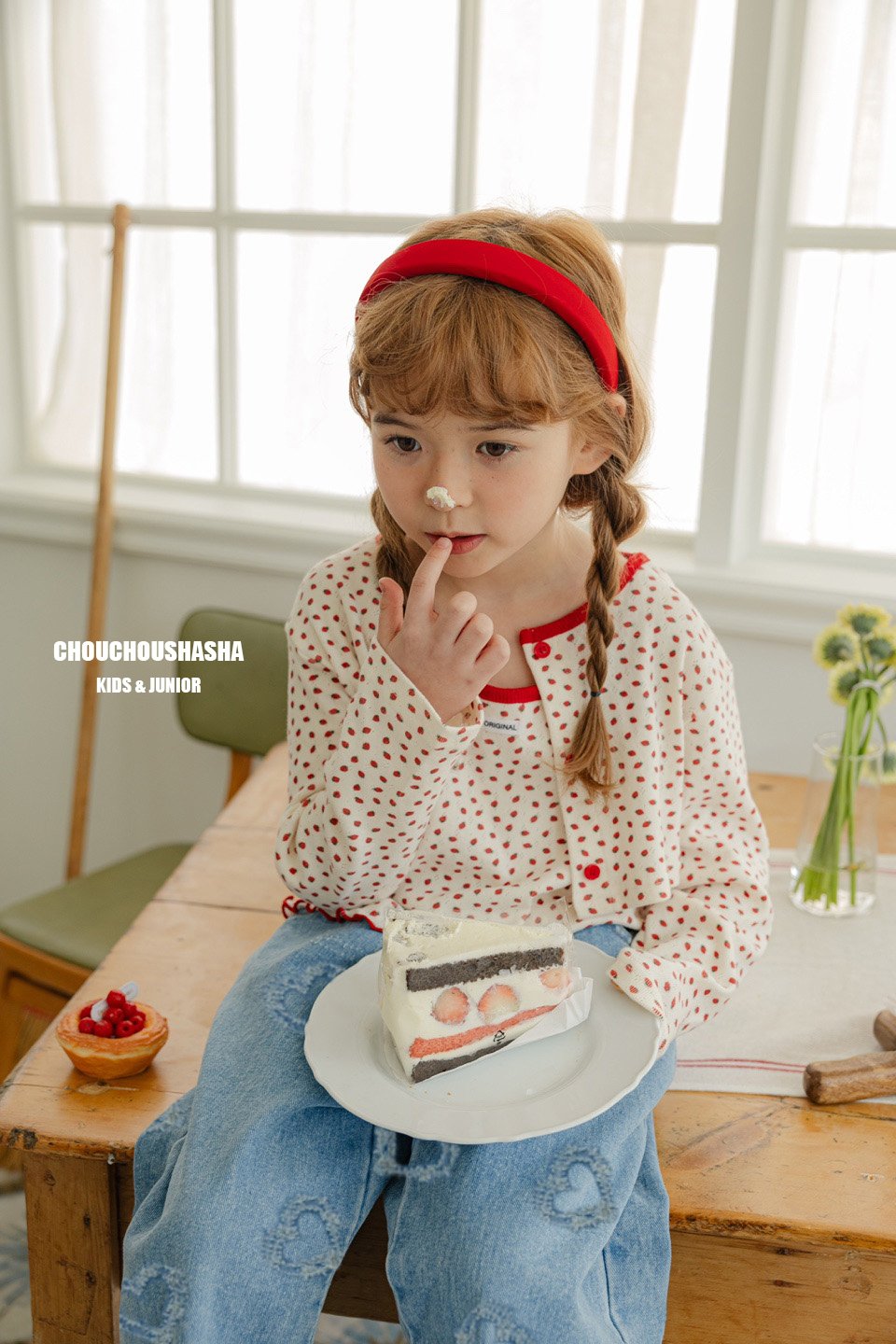 韓國童裝 25春 | KR03-2502 SET (STRAWBERRY SET)