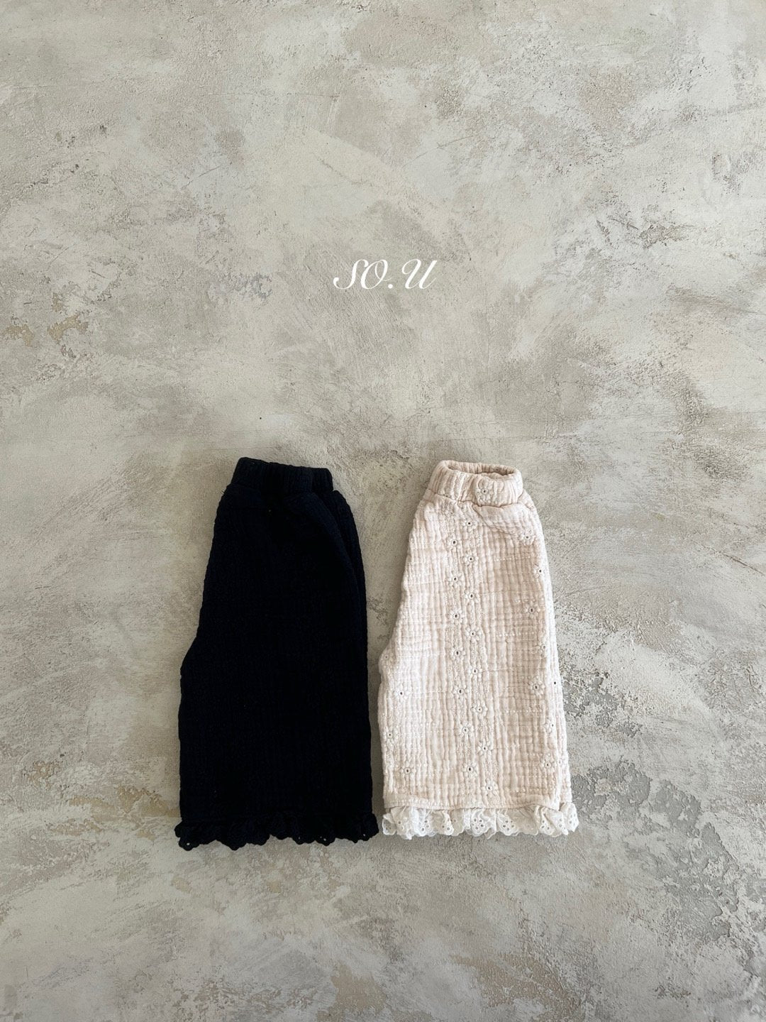 韓國童裝 25秋 | SO25305 Floral Pants