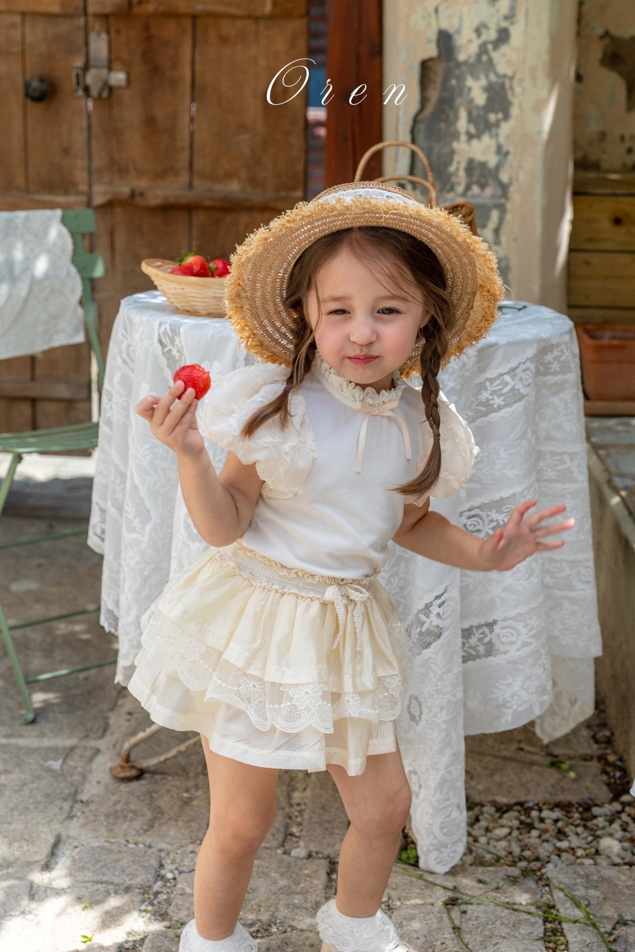 現貨▷ 韓國童裝 25夏 | OR25296 Skirt (baby & kids)