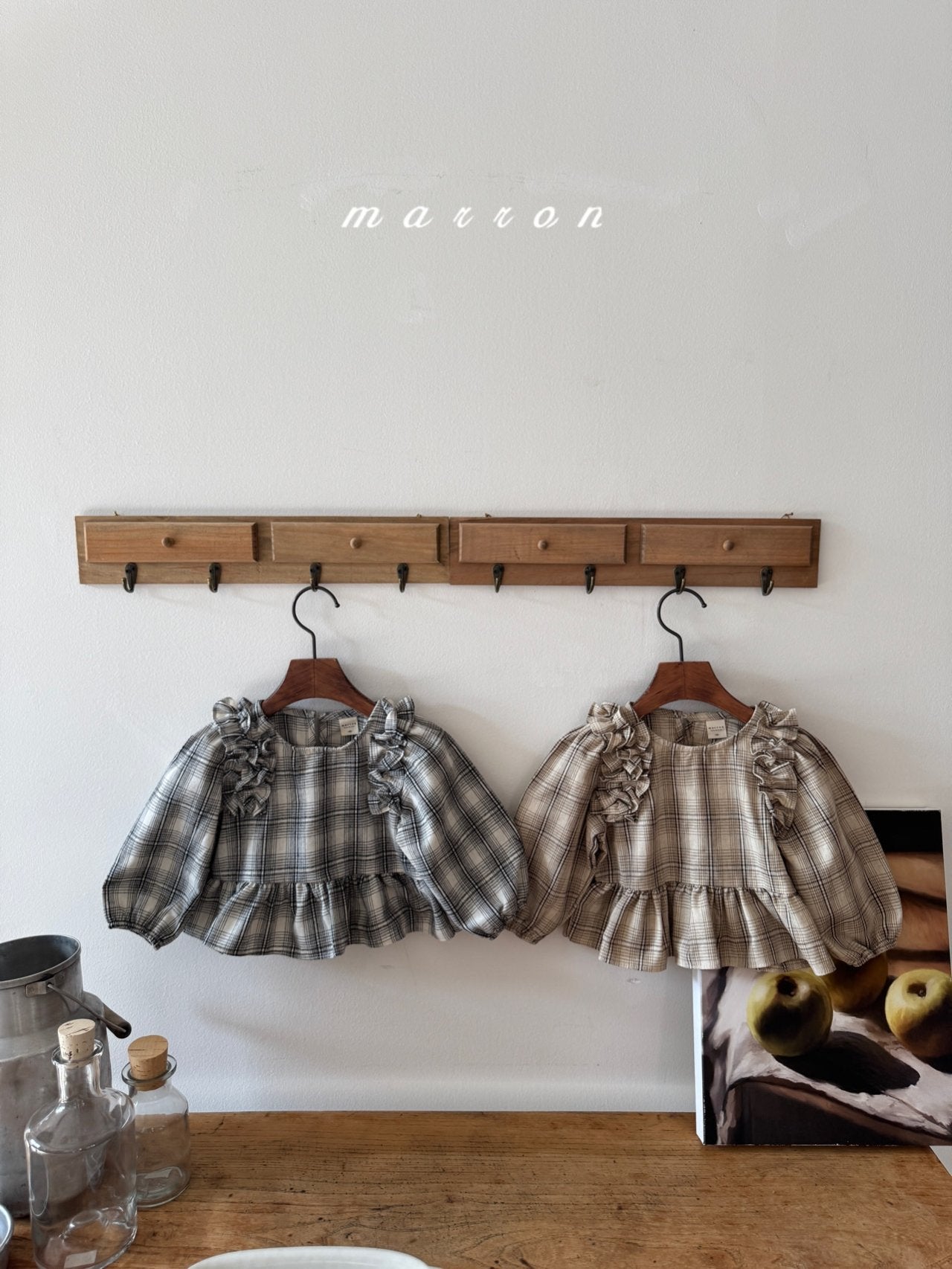 韓國童裝 25秋 | MA25346 Checked Blouse (Baby & Kids)