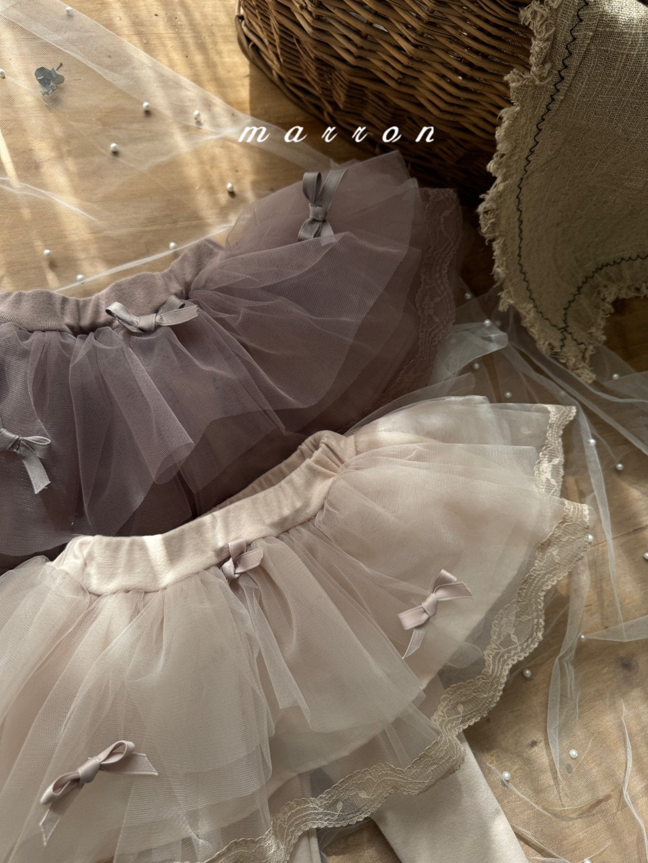 韓國童裝 25秋 | MA25353 Ribbon Tutu Leggings (Baby & Kids)