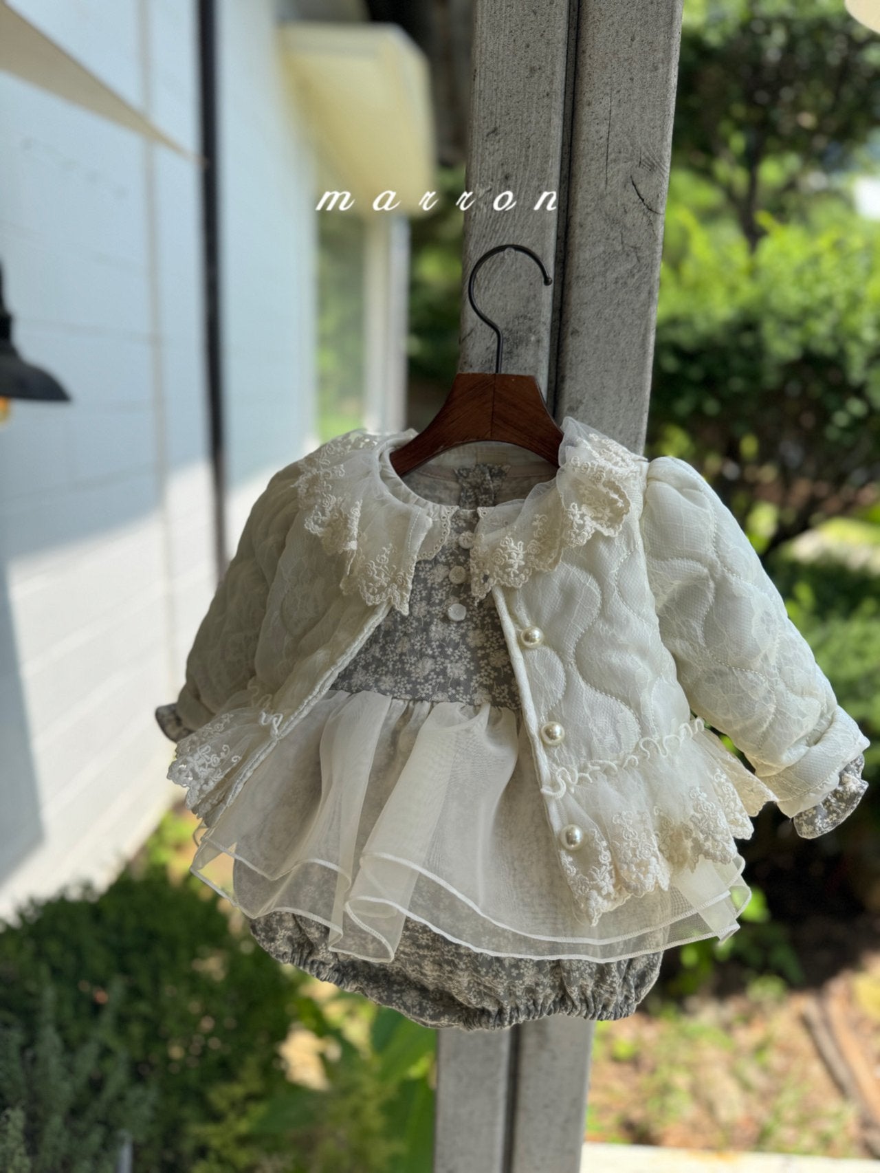 韓國童裝 25秋 | MA25333 Lace Outer (Baby & Kids)