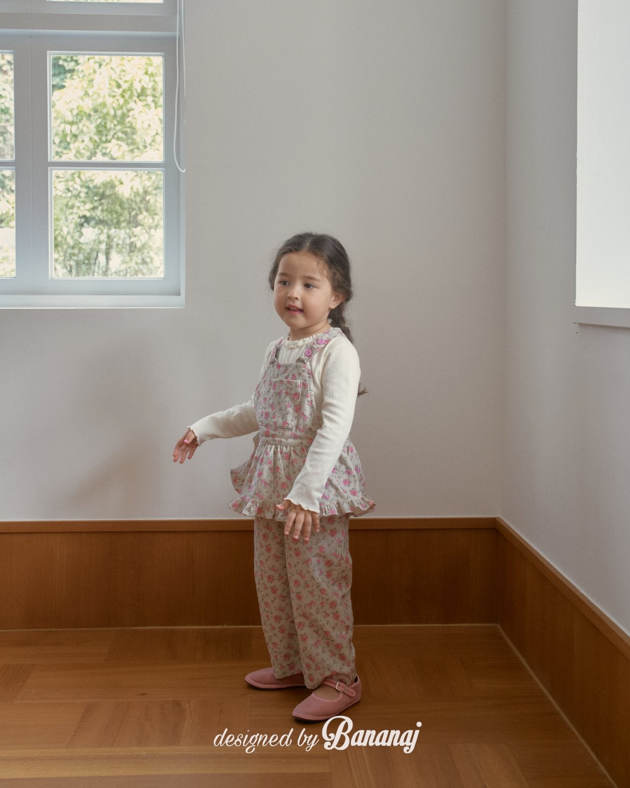 韓國童裝 25秋 | BJ25352 Kids Garden Overall
