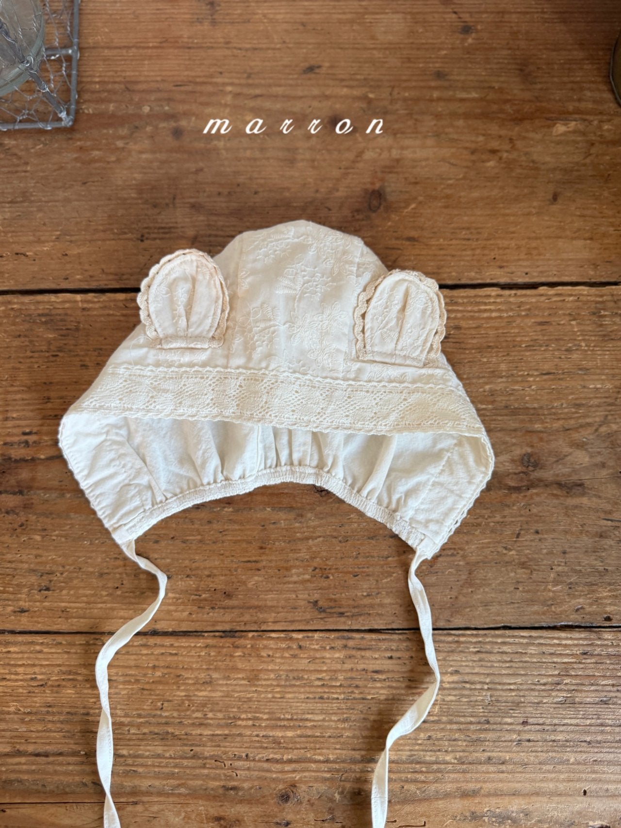 韓國童裝 25秋 | MA25303 Bear bear Bonnet