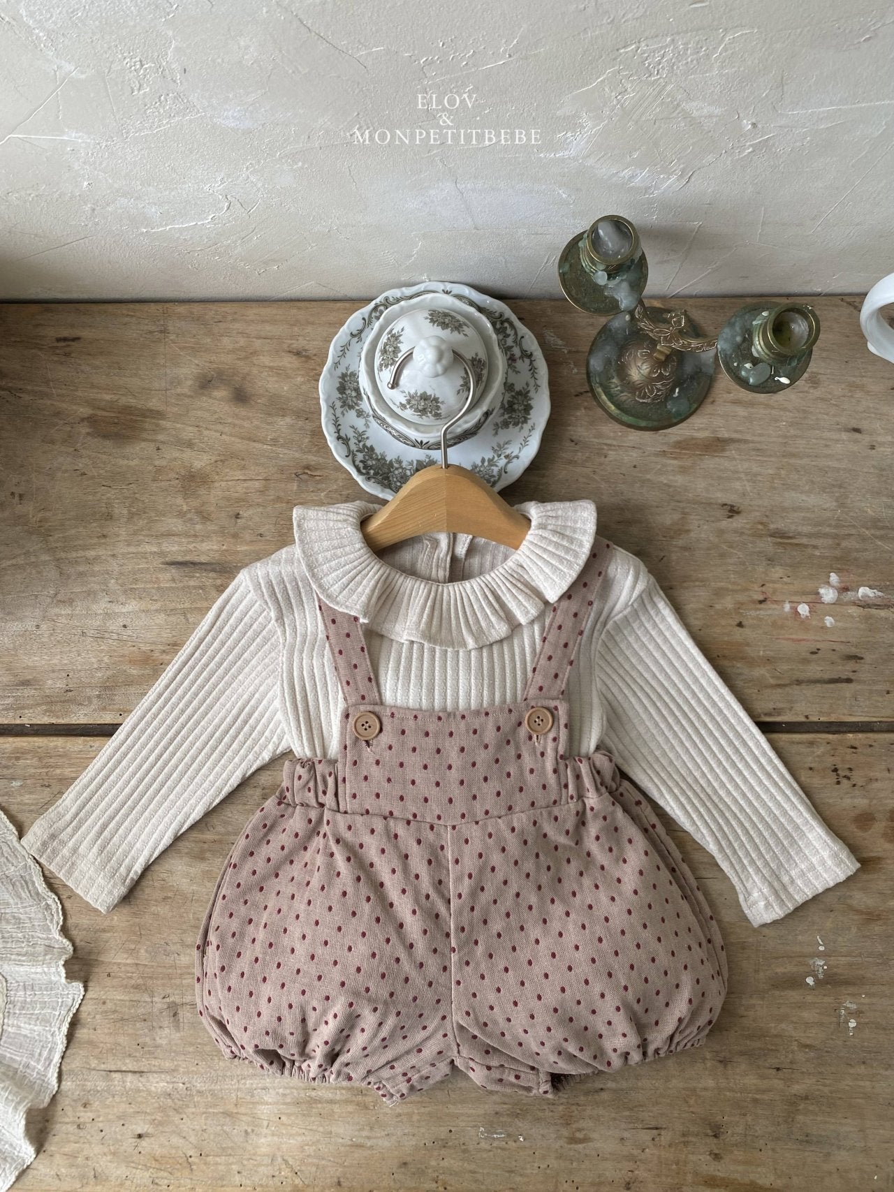 韓國童裝 25秋 | MP25303 Floral Baby Suit