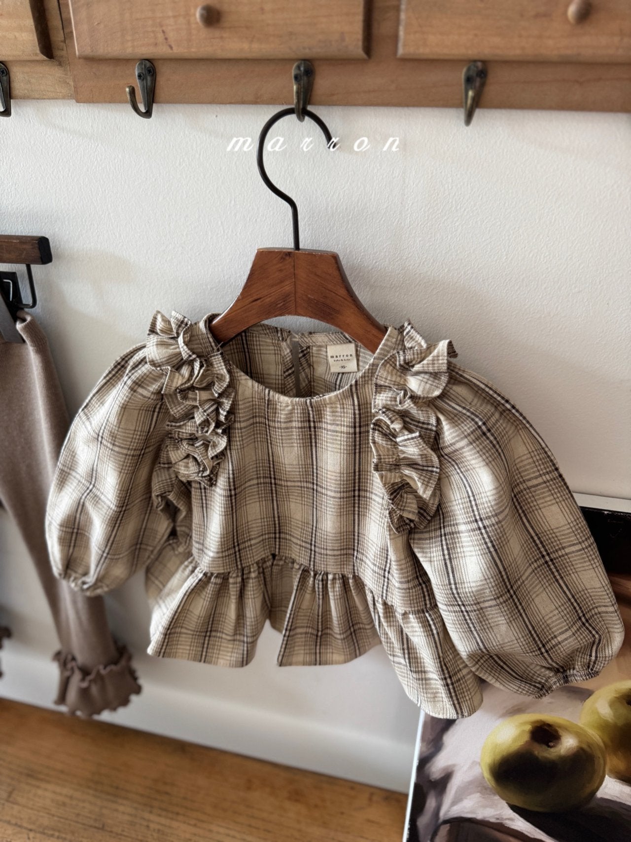 韓國童裝 25秋 | MA25346 Checked Blouse (Baby & Kids)