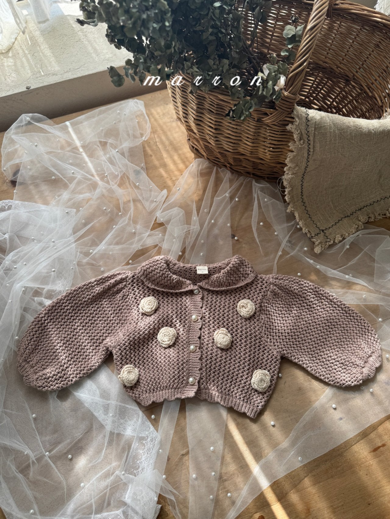 韓國童裝 25秋 | MA25334 Knit Cardigan (Manufactured in China)