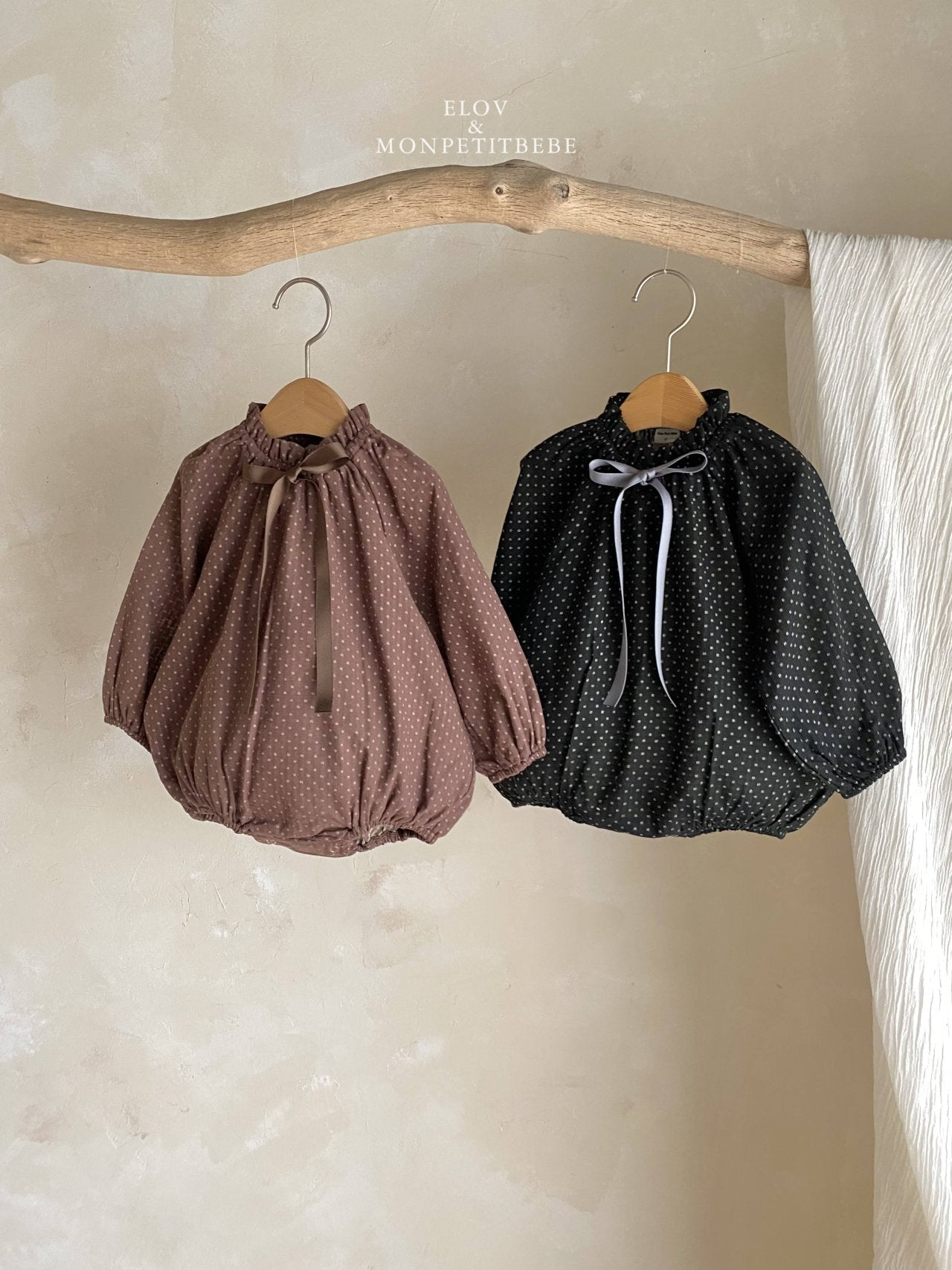 韓國童裝 25秋 | MP25308 Monpet Ribbon Baby Suit