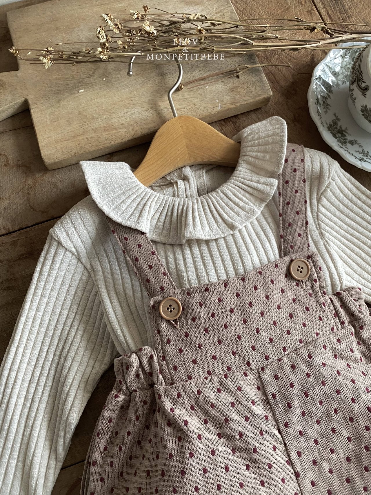 韓國童裝 25秋 | MP25303 Floral Baby Suit