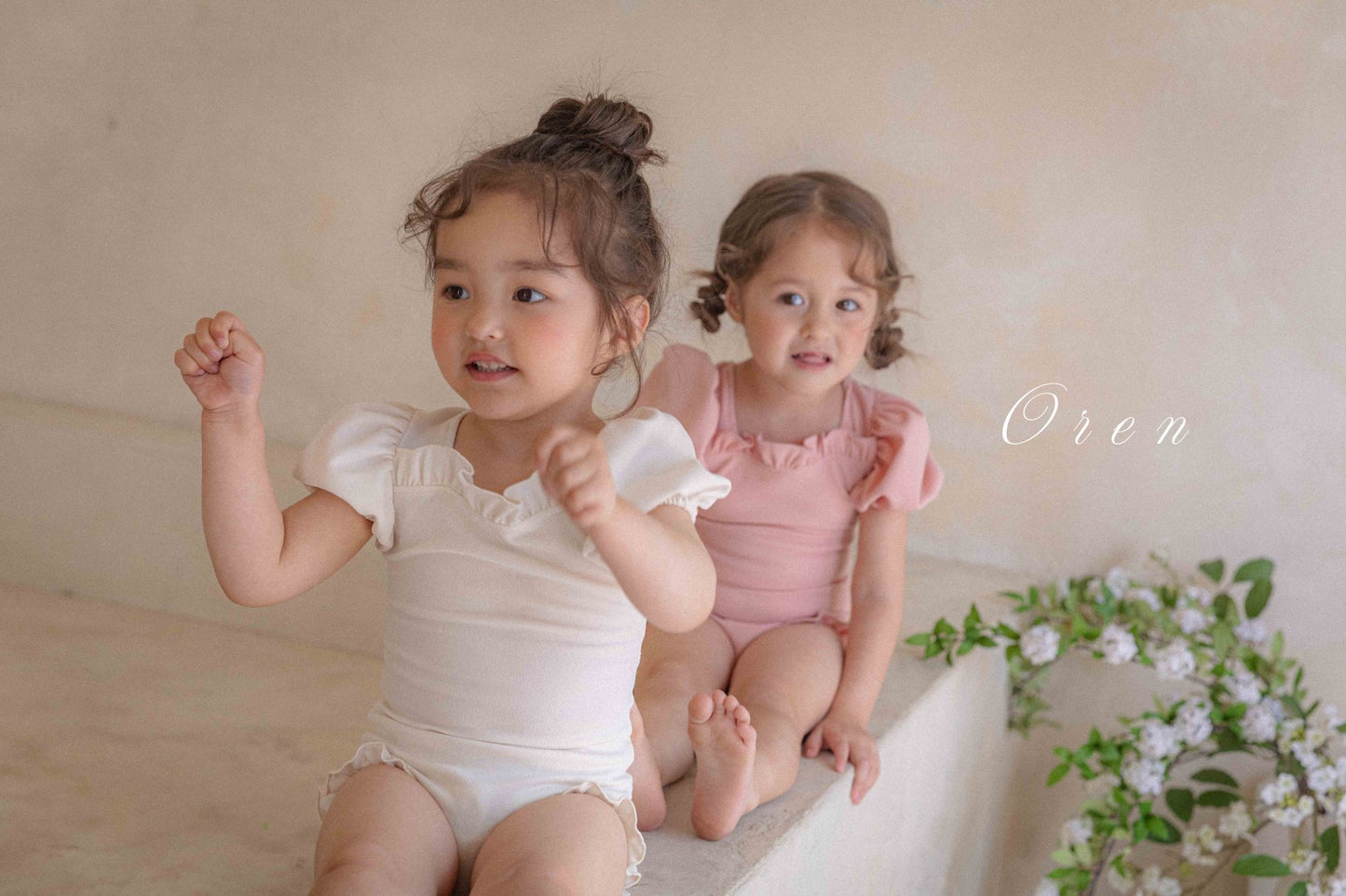 韓國童裝 Swimwear🩱🛟 OR25278 Mom and kids Swimsuit set