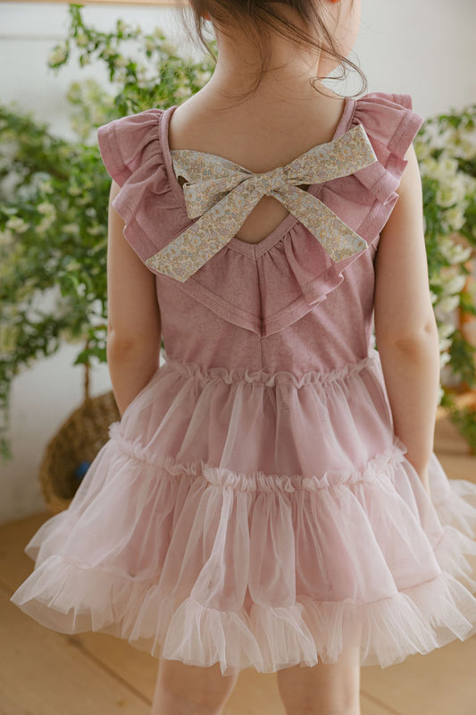 現貨▷ 韓國童裝 25夏 | FU25211 Kids Shasha Dress