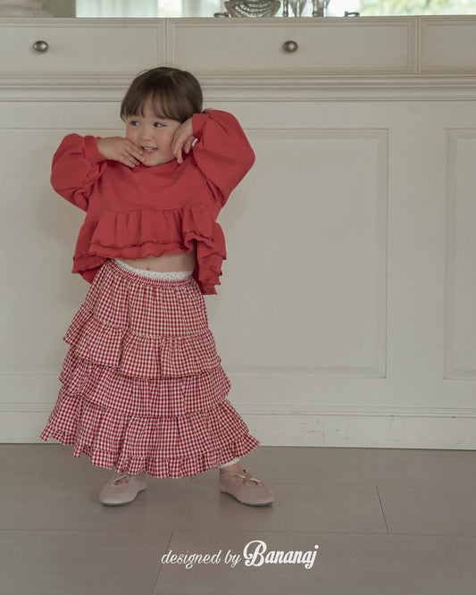 韓國童裝 25秋 | BJ25331 Kids Cake Skirt