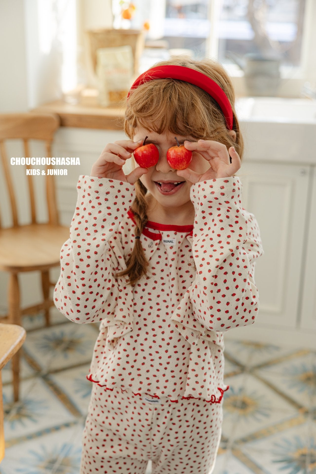 韓國童裝 25春 | KR03-2502 SET (STRAWBERRY SET)
