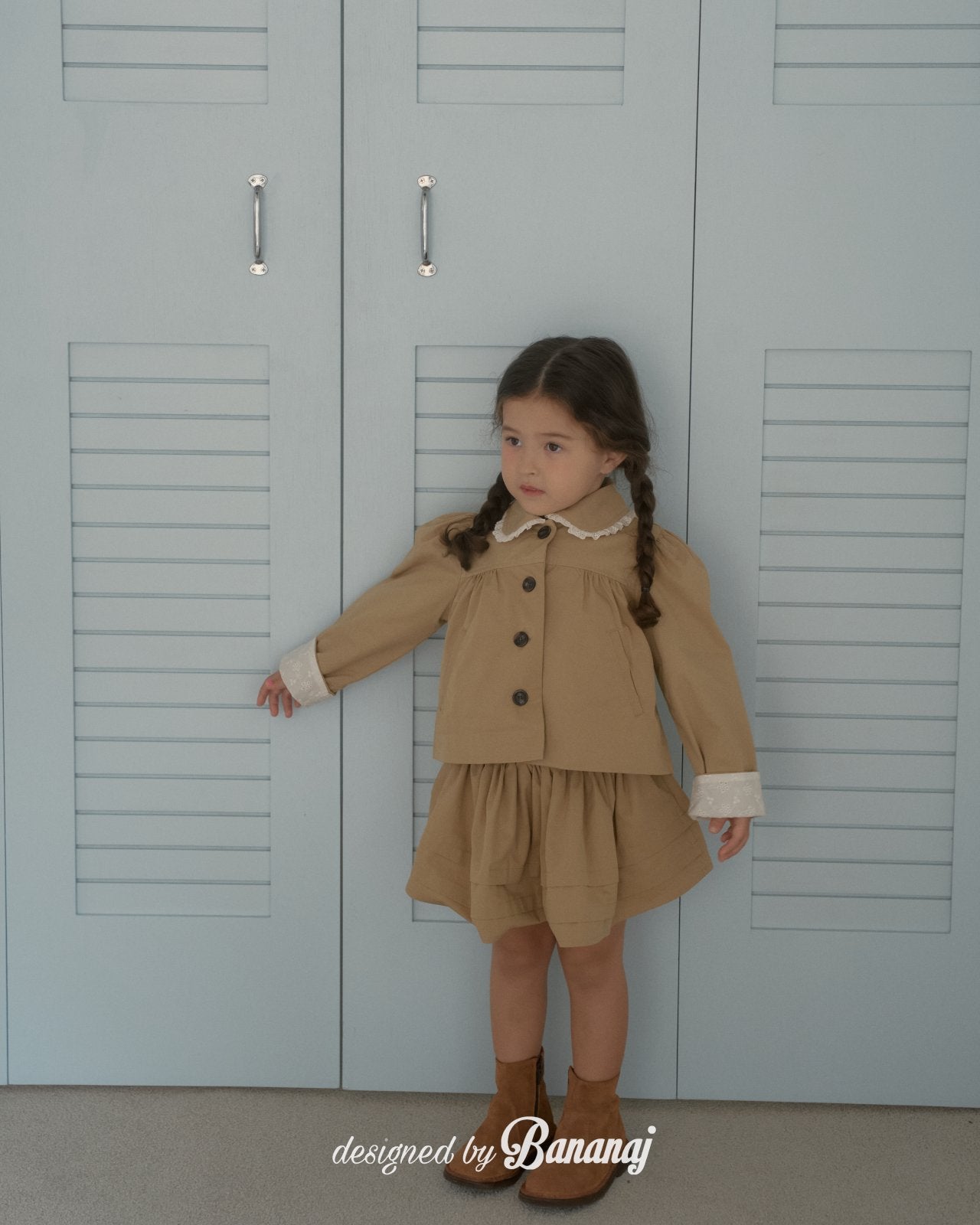 韓國童裝 25秋 | BJ25358 Kids Autumn Coat