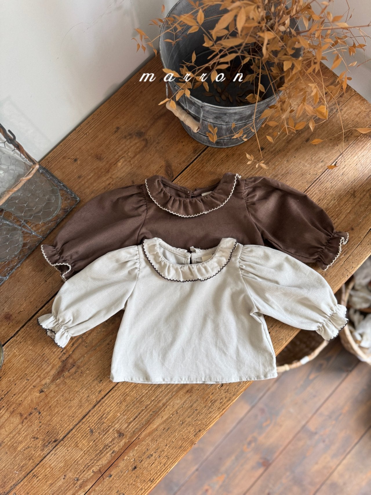 韓國童裝 25秋 | MA25315 BABY Blouse