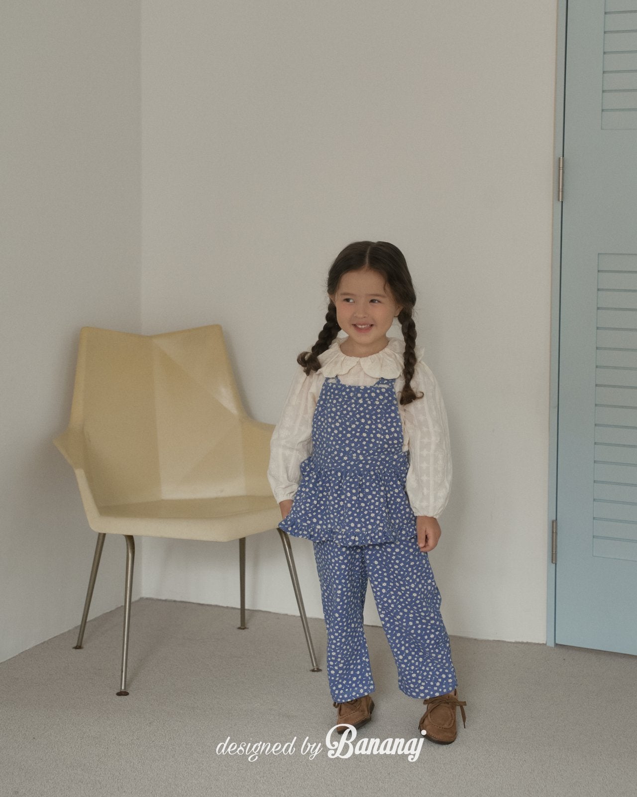 韓國童裝 25秋 | BJ25352 Kids Garden Overall