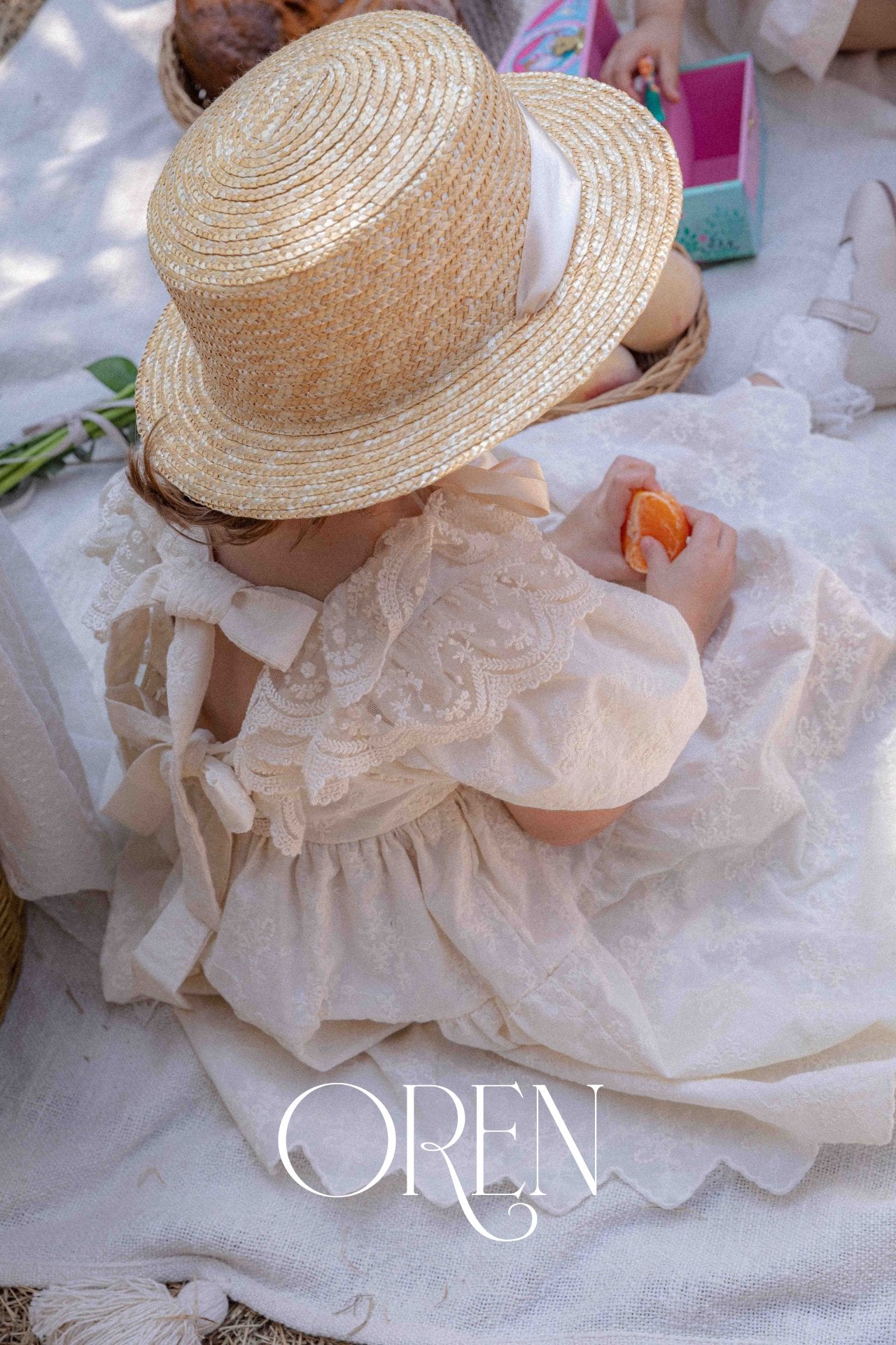 現貨▷ 韓國童裝 25夏 | OR25258 Lyla Lace Kids Ops (90)