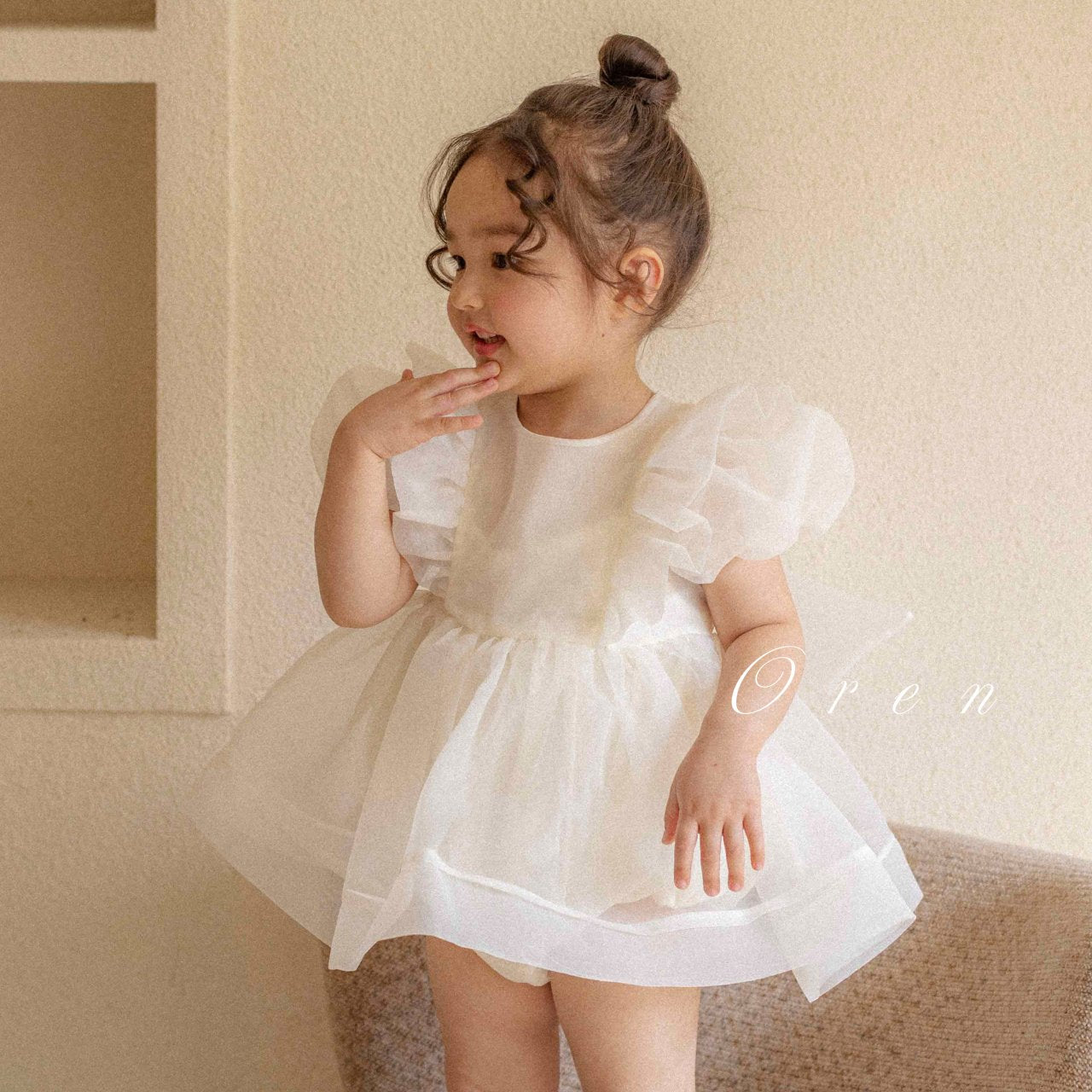 現貨▷ 韓國童裝 25夏 | OR252018 INES BABY SUIT - PINK (~90CM, 13KG) 百日/一歲之選