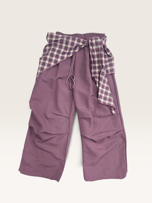 韓國童裝 26秋| AW19 Check Layered Pants 褲子
