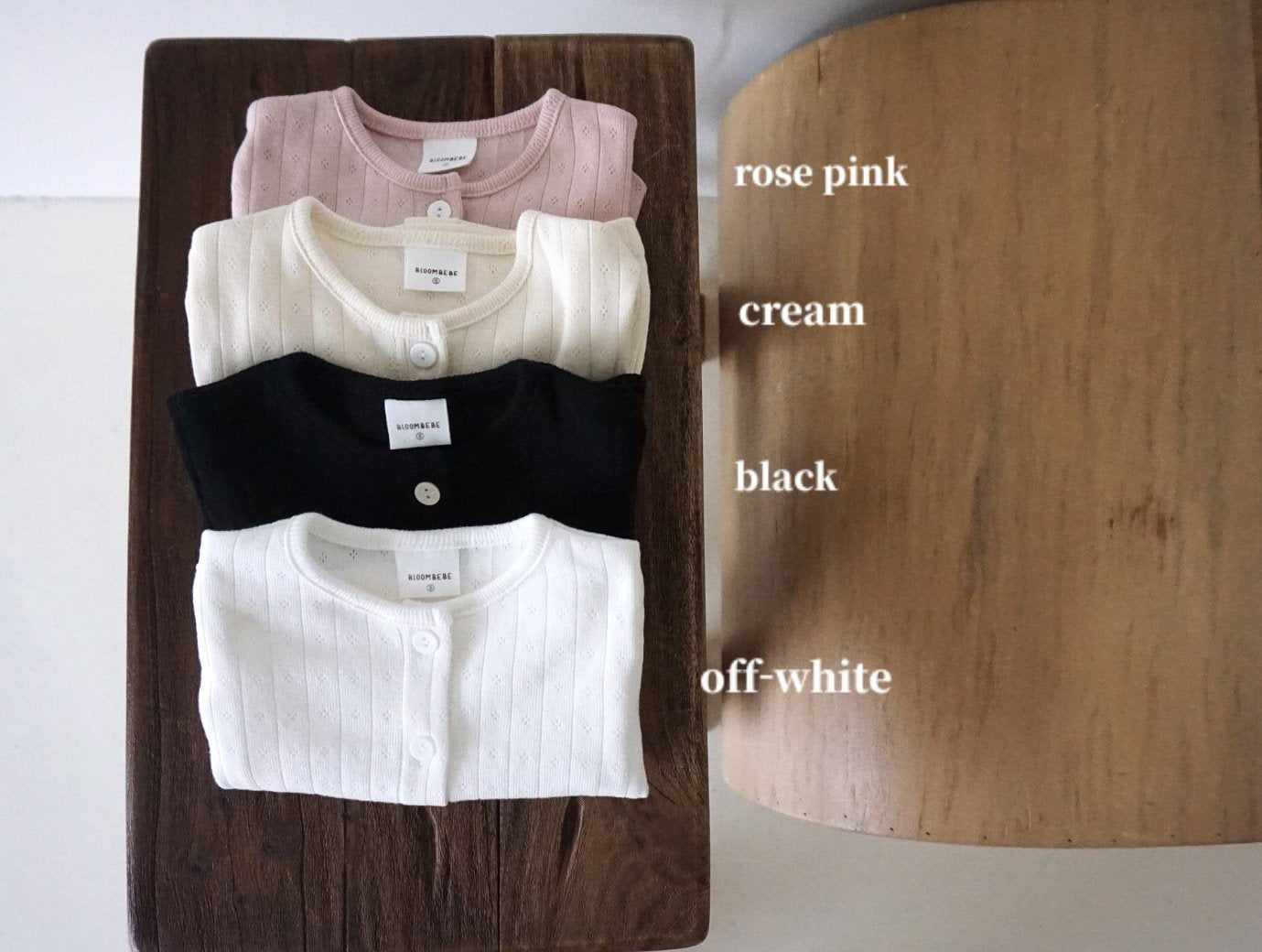 現貨▷ 韓國童裝 25春 | Cotton Eyelet Cardigan #2件減$20