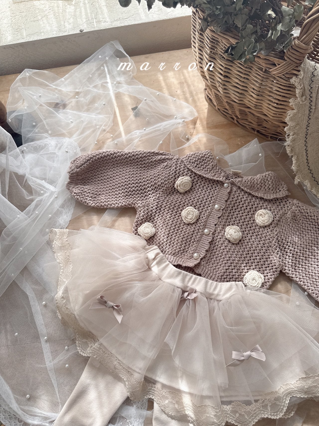韓國童裝 25秋 | MA25353 Ribbon Tutu Leggings (Baby & Kids)