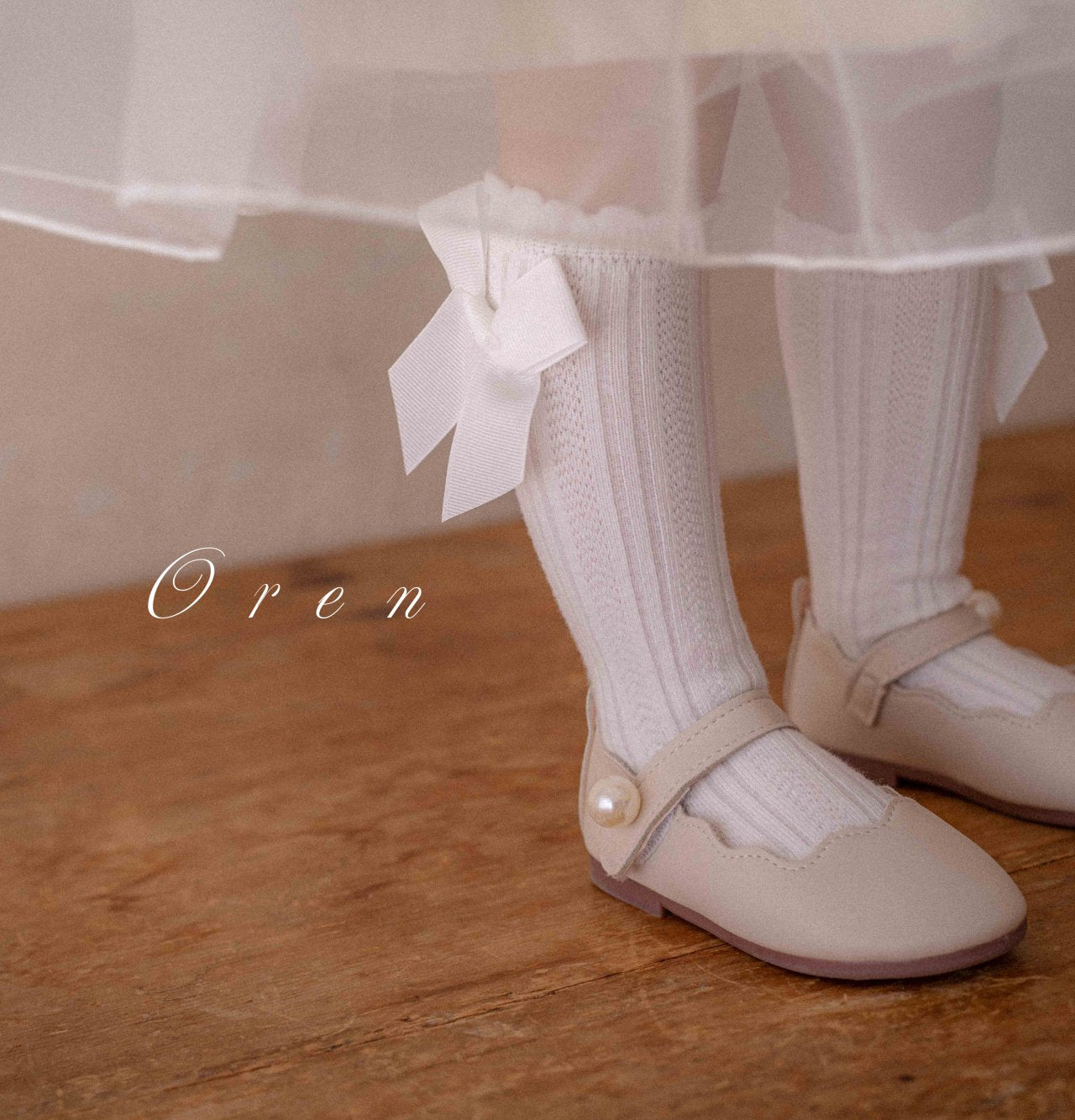 韓國童裝 25夏 | OR25219 RIBBON SOCKS (BABY & KIDS)