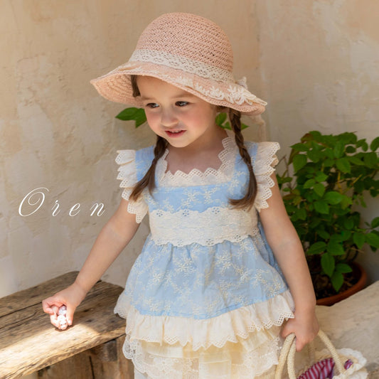 現貨▷ 韓國童裝 25夏 | OR25298 Blouse (90/110)