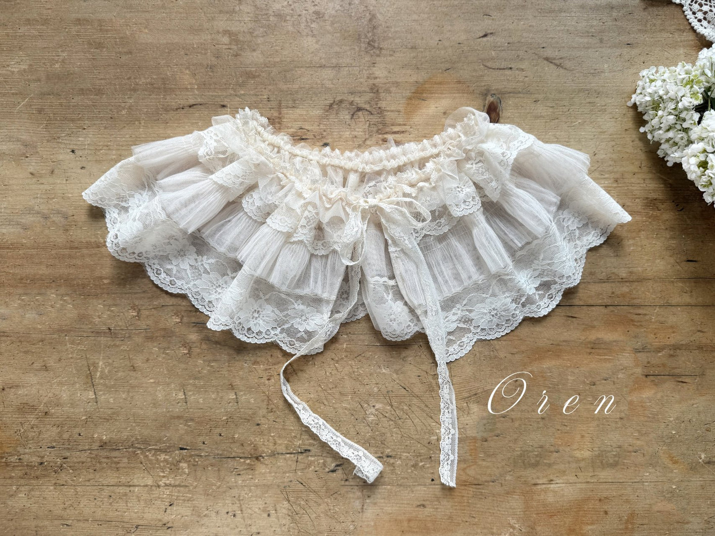 現貨▷ 韓國童裝 25夏 | OR25292 Lace Apron (baby & kids)