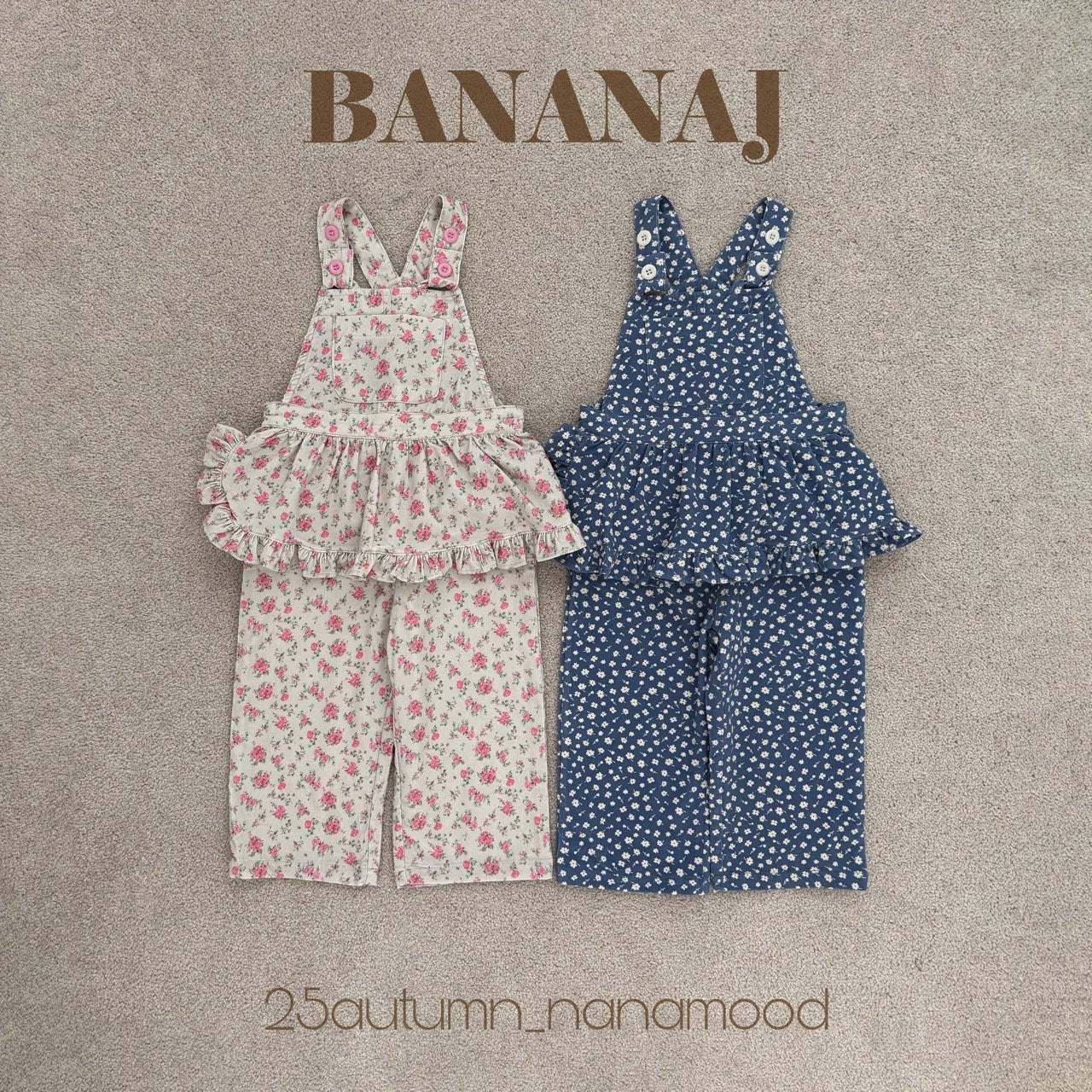 韓國童裝 25秋 | BJ25352 Kids Garden Overall